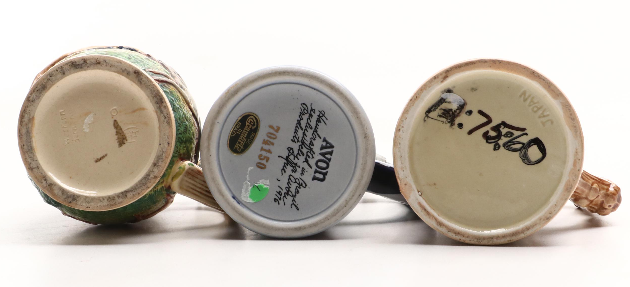 Vintage Ceramic Beer Steins, Mid to Late 20th Century