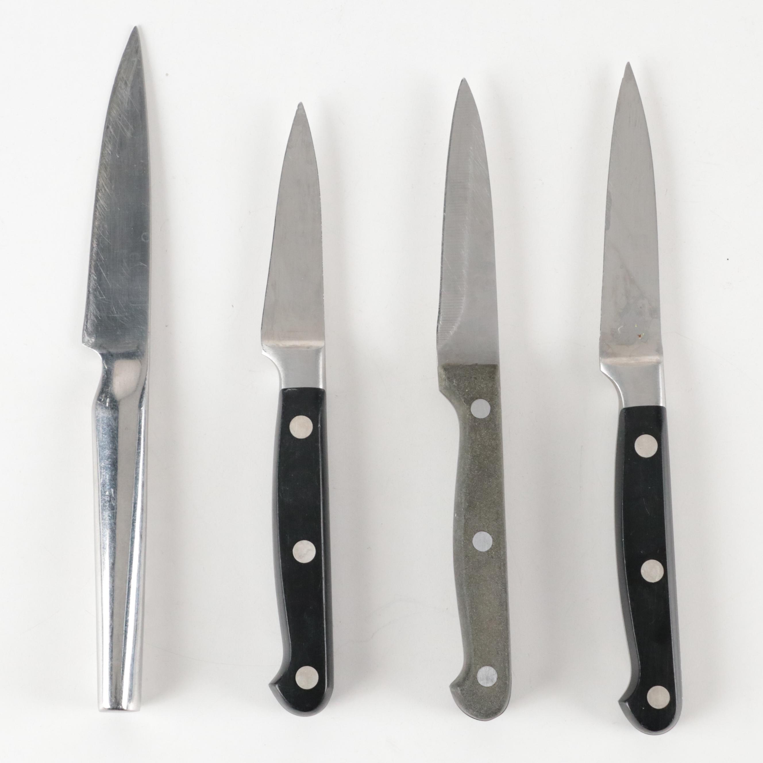 Chicago Cutlery, Henckels and Other Prep Knives with Steak Knives EBTH