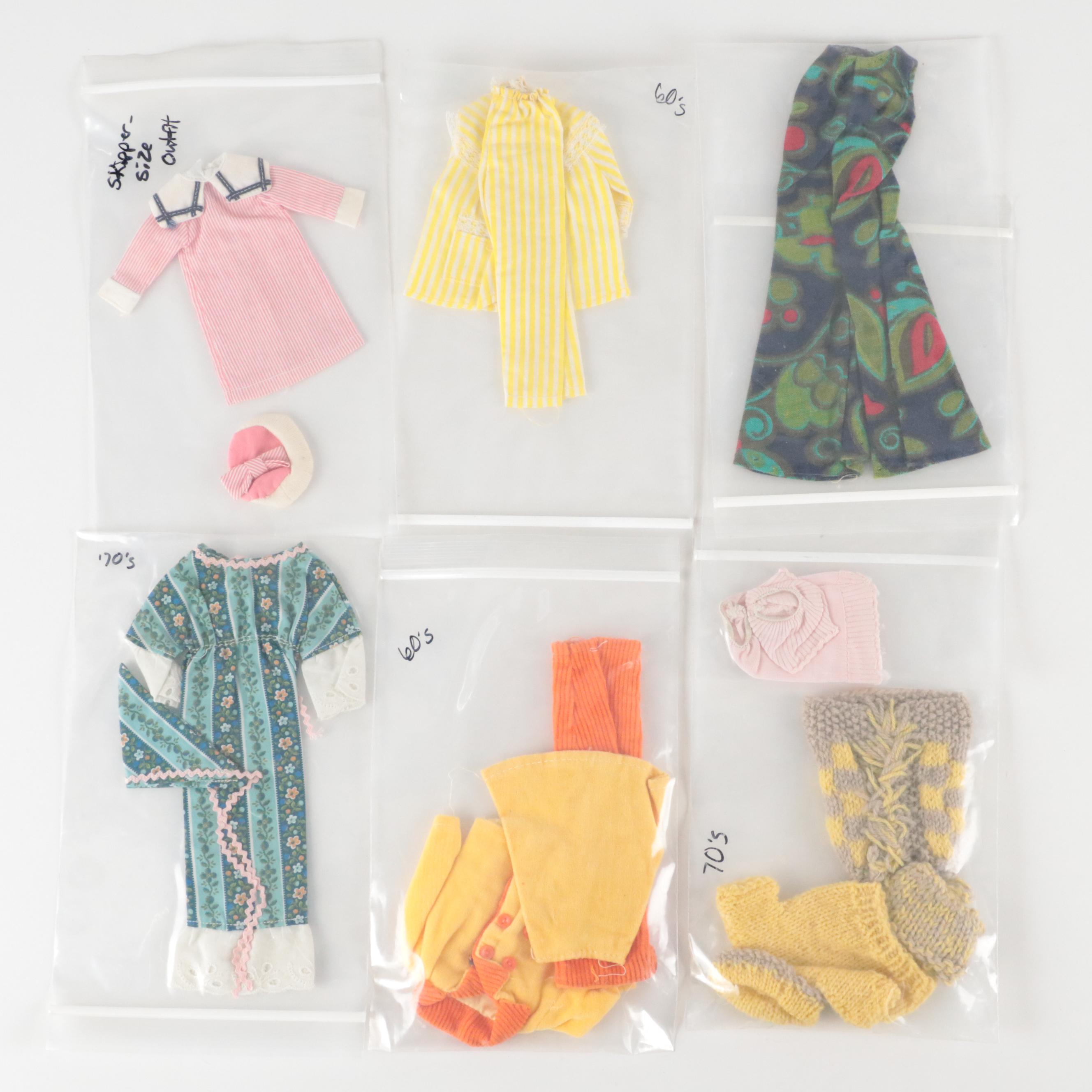 Barbie "Fashion Sunflower" and Other Barbie, Ken, Francie and Skipper Clothes