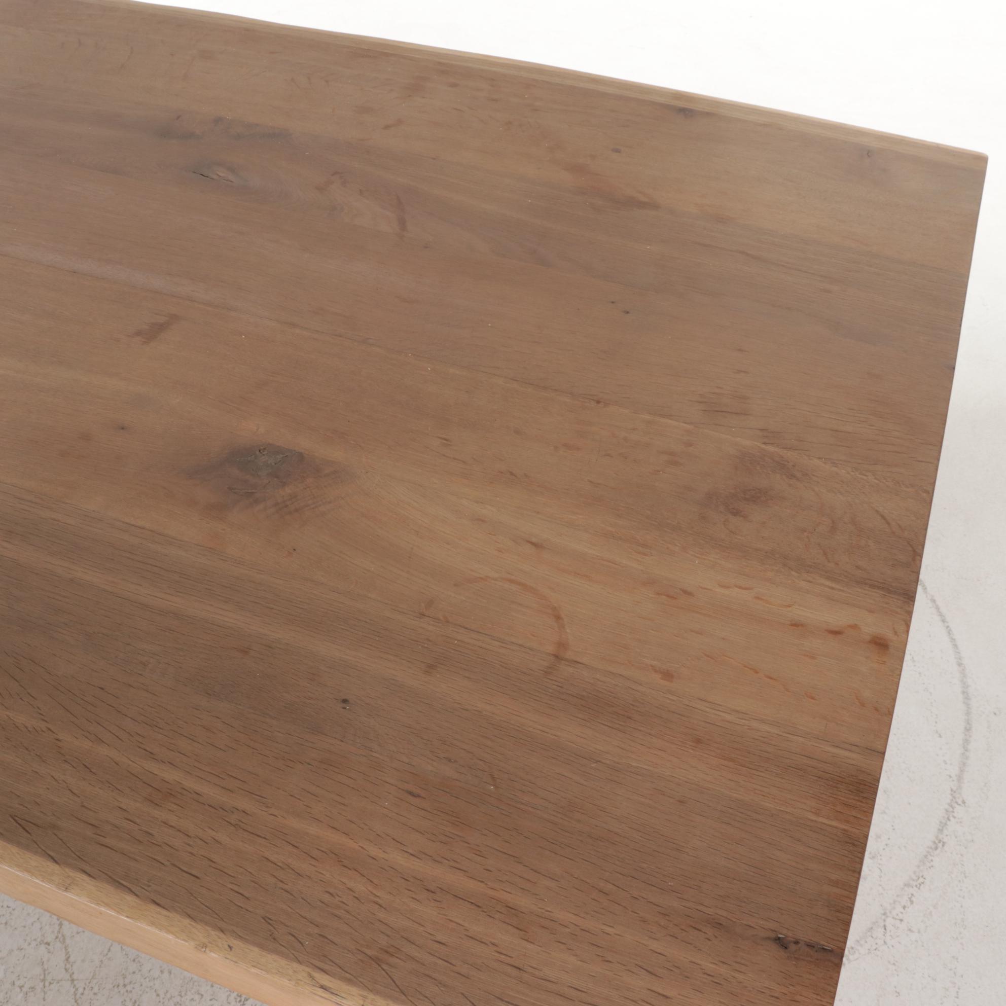 Contemporary Walnut Dining Table with Natural Edge, 21st Century