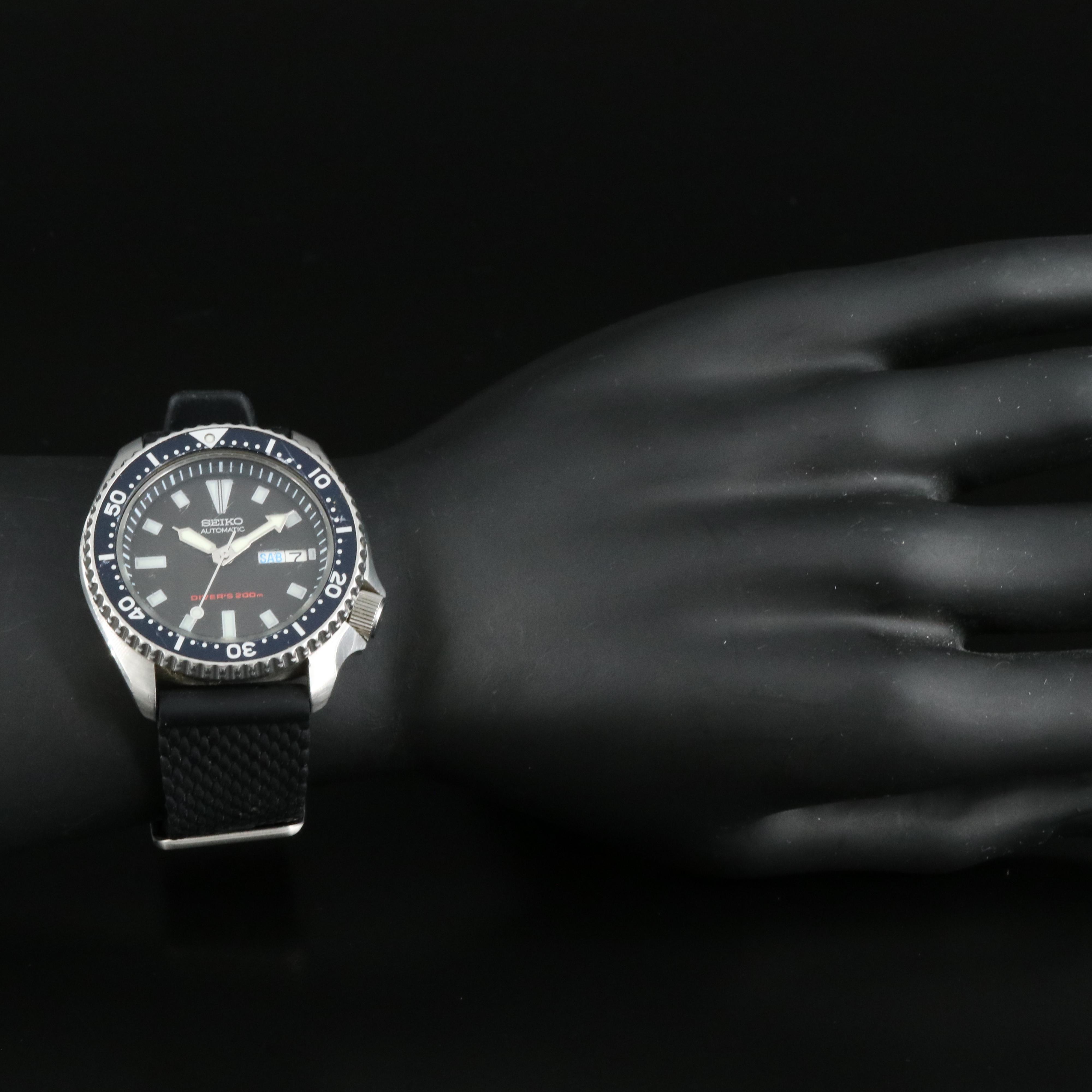 Seiko Scuba Diver's 200M Automatic Day-Date Watch