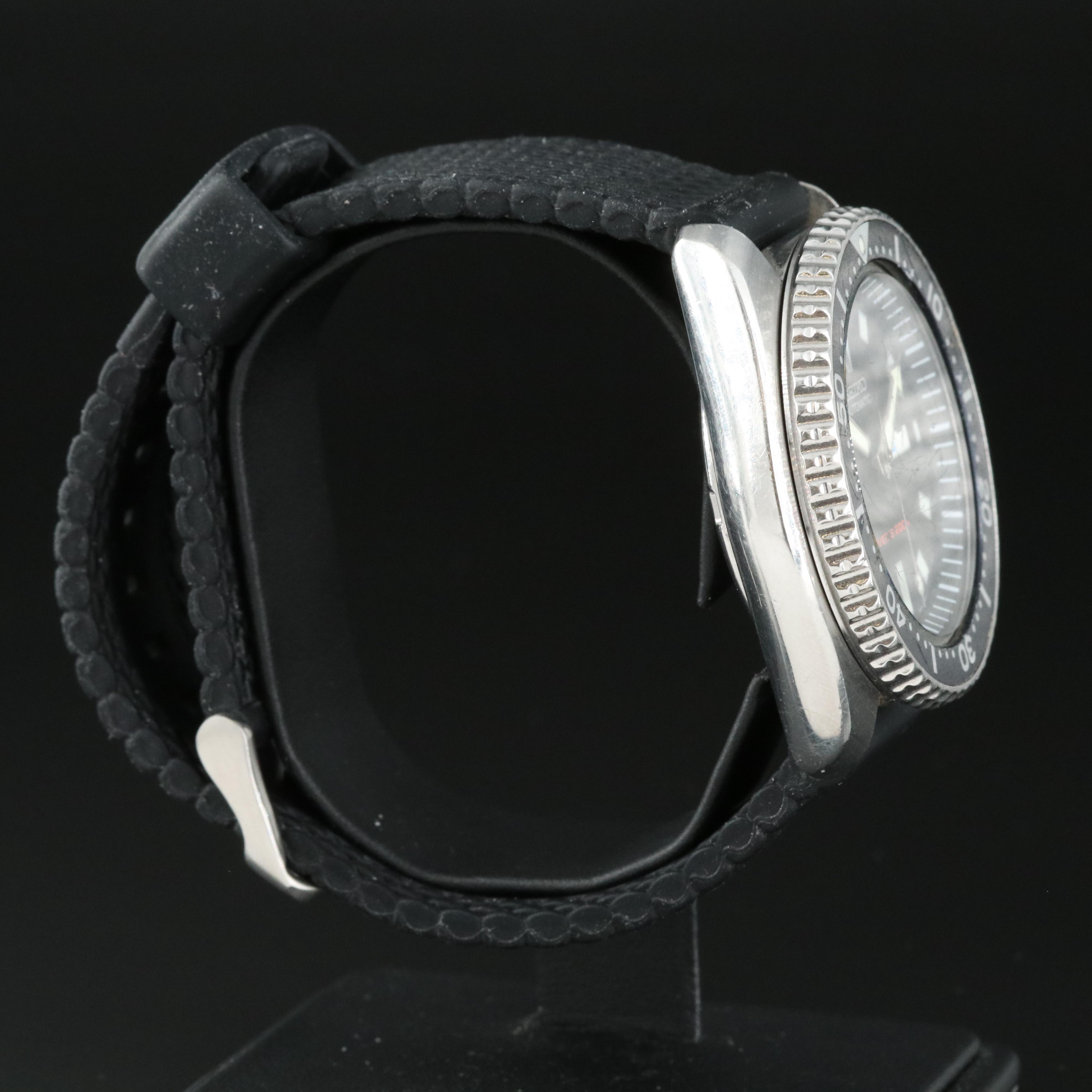 Seiko Scuba Diver's 200M Automatic Day-Date Watch