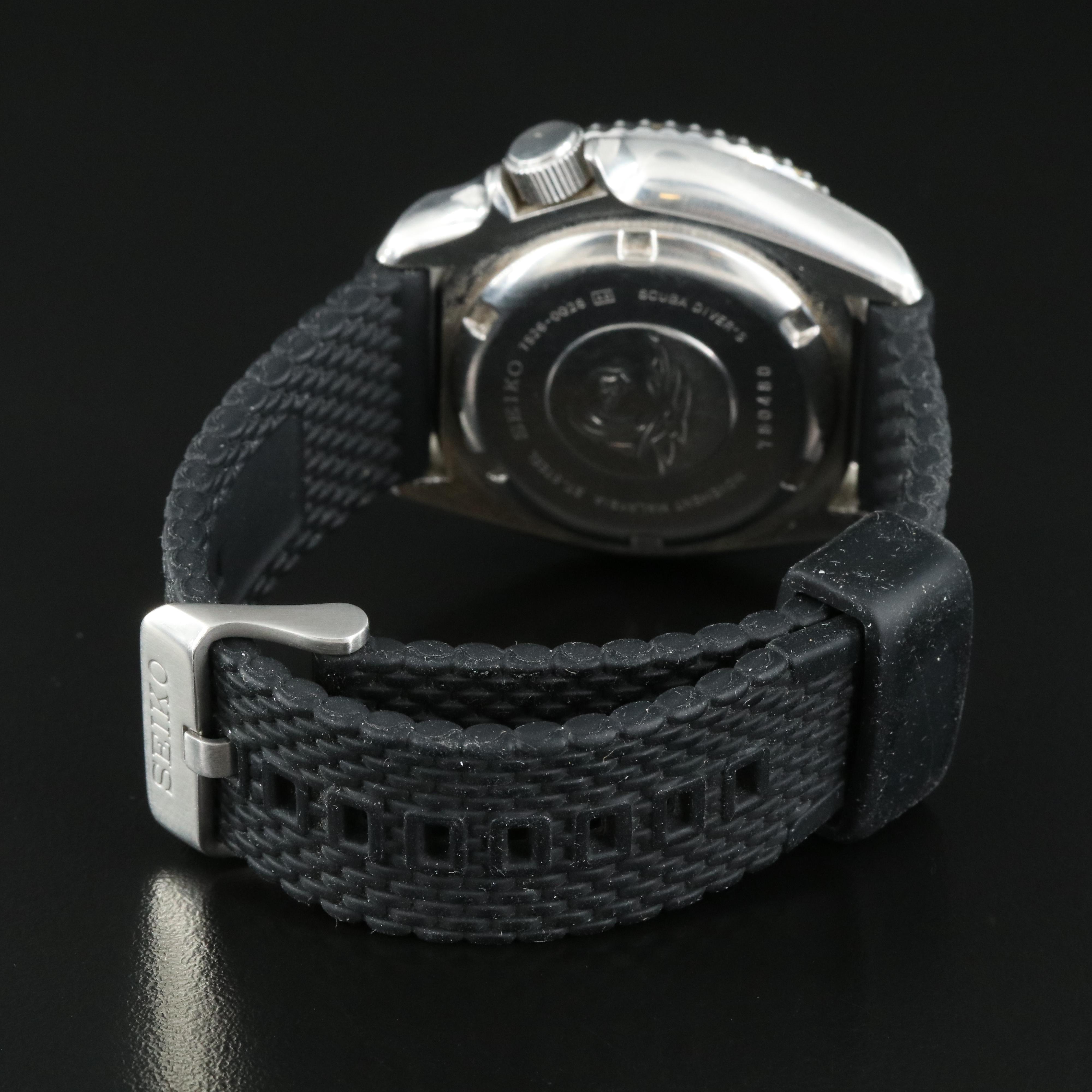 Seiko Scuba Diver's 200M Automatic Day-Date Watch