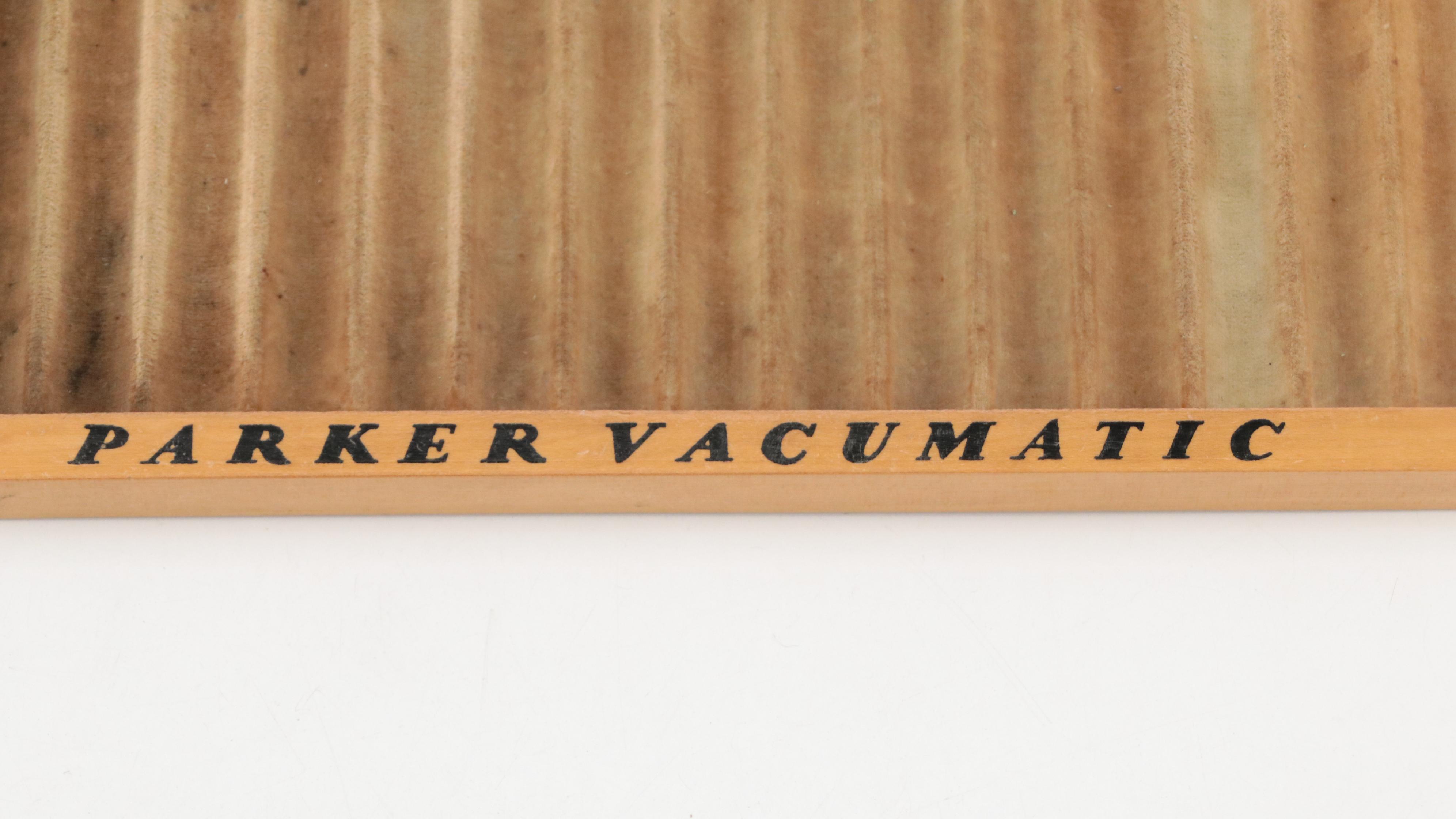 Parker Vacumatic no. 395 Wooden Pen Display, Mid-20th Century