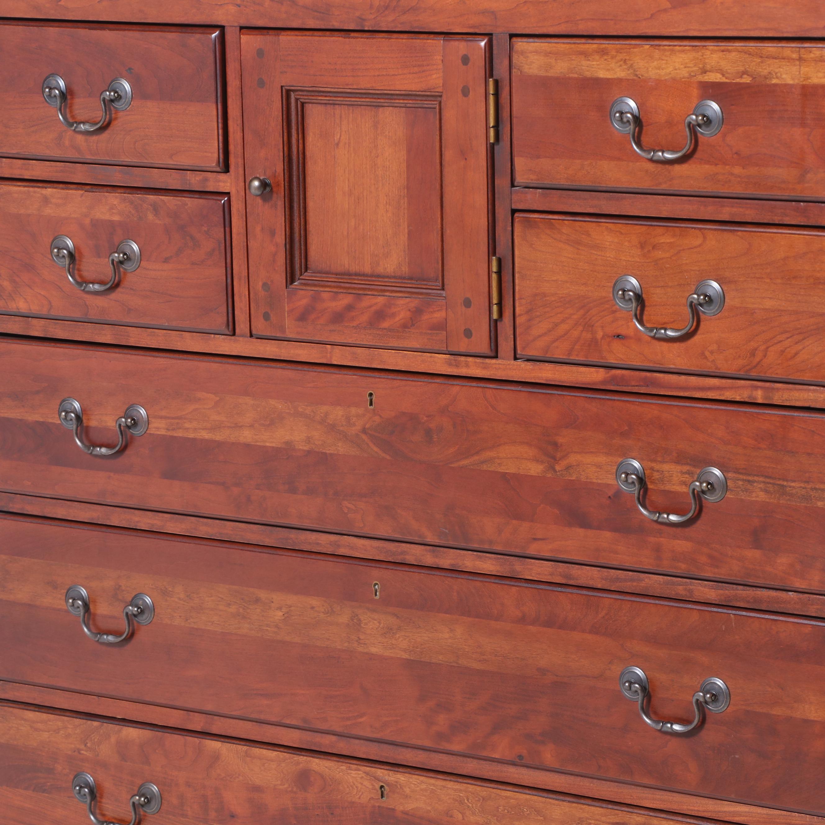 Bob Timberlake for Lexington Chippendale Style Cherrywood Eight-Drawer Chest