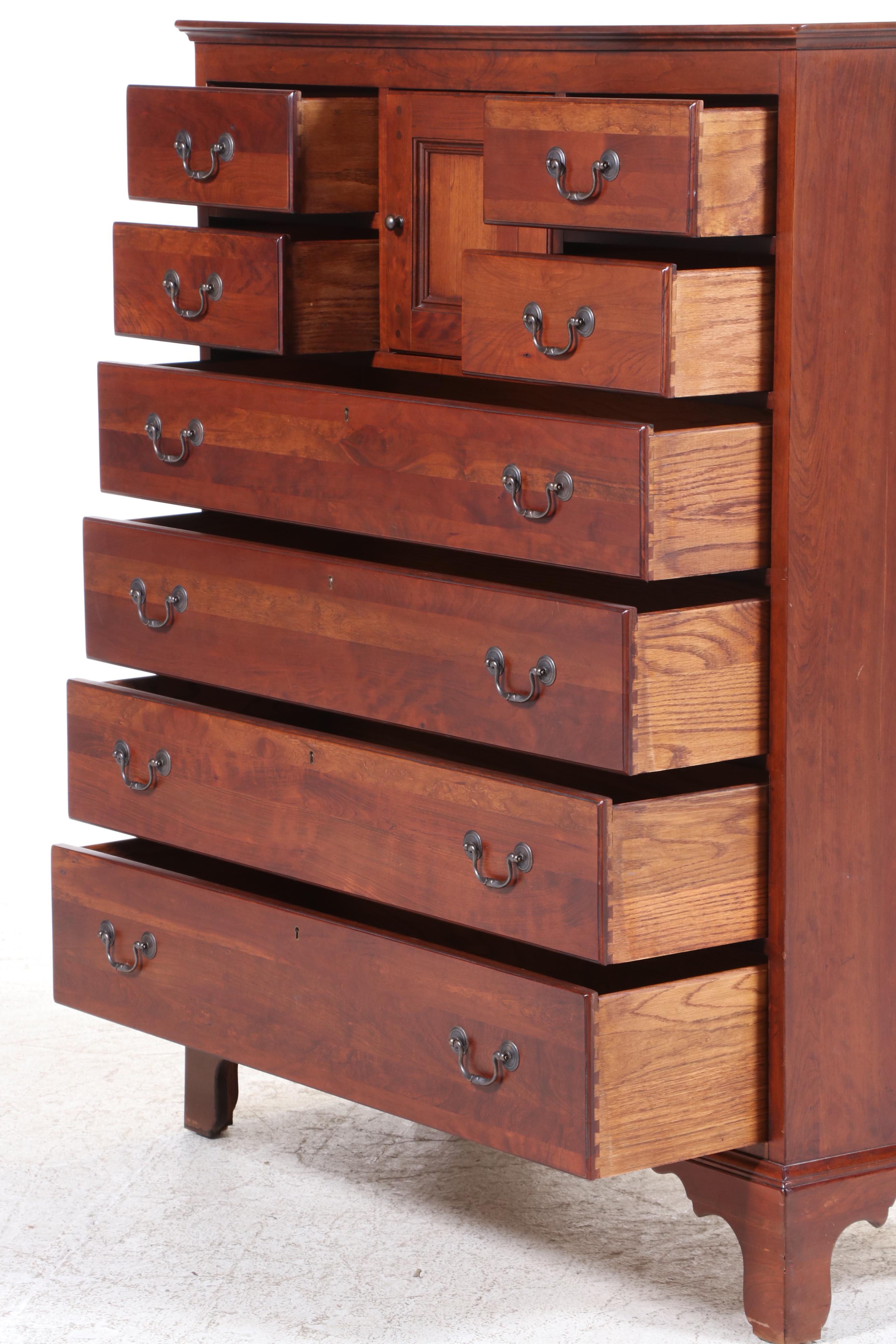Bob Timberlake for Lexington Chippendale Style Cherrywood Eight-Drawer Chest