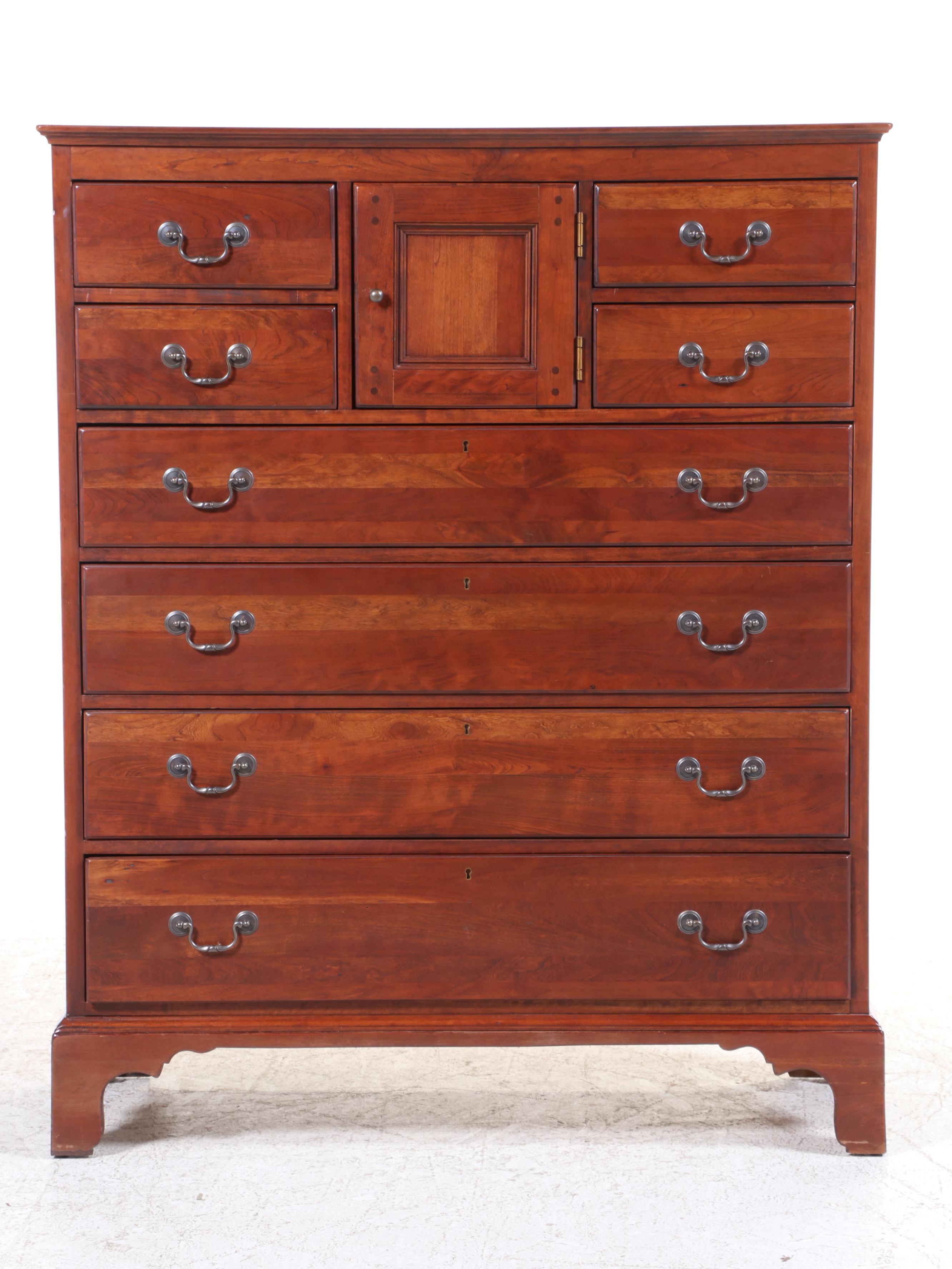Bob Timberlake for Lexington Chippendale Style Cherrywood Eight-Drawer Chest