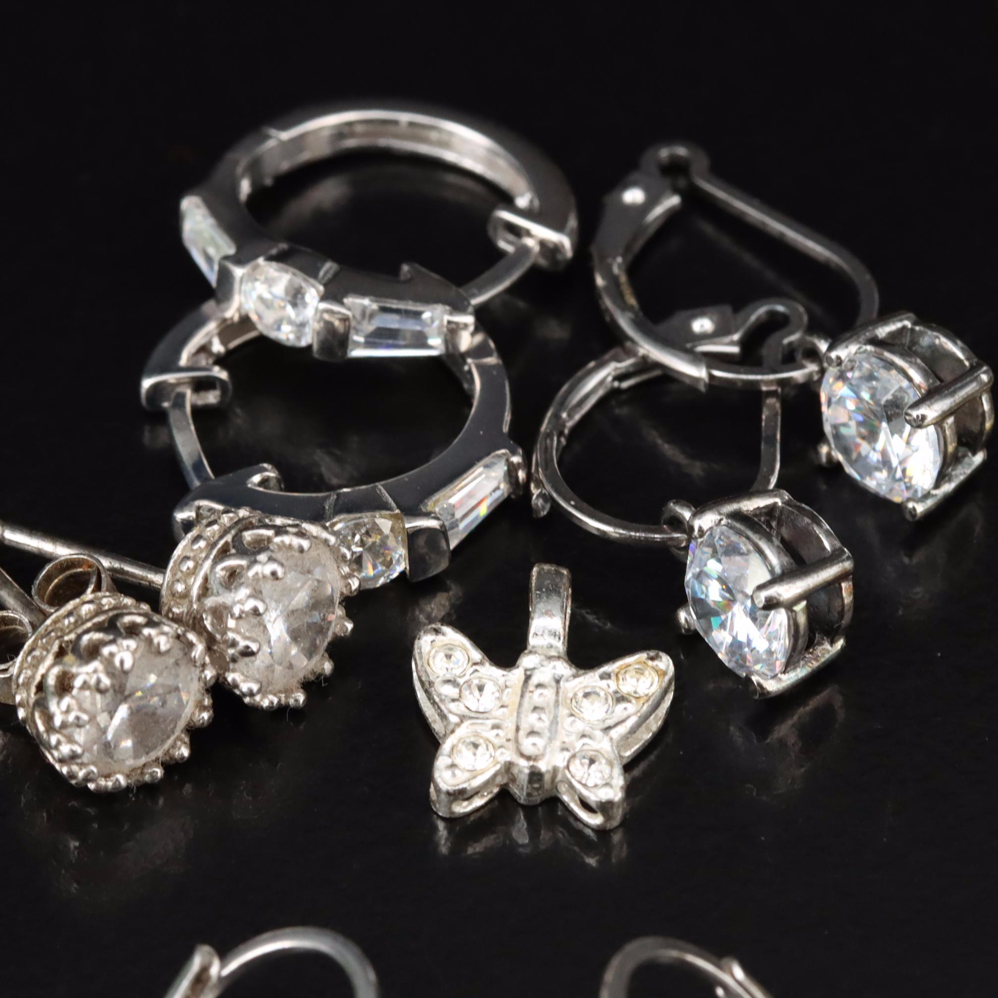 Sterling Pearl, Diamond and CZ Jewelry