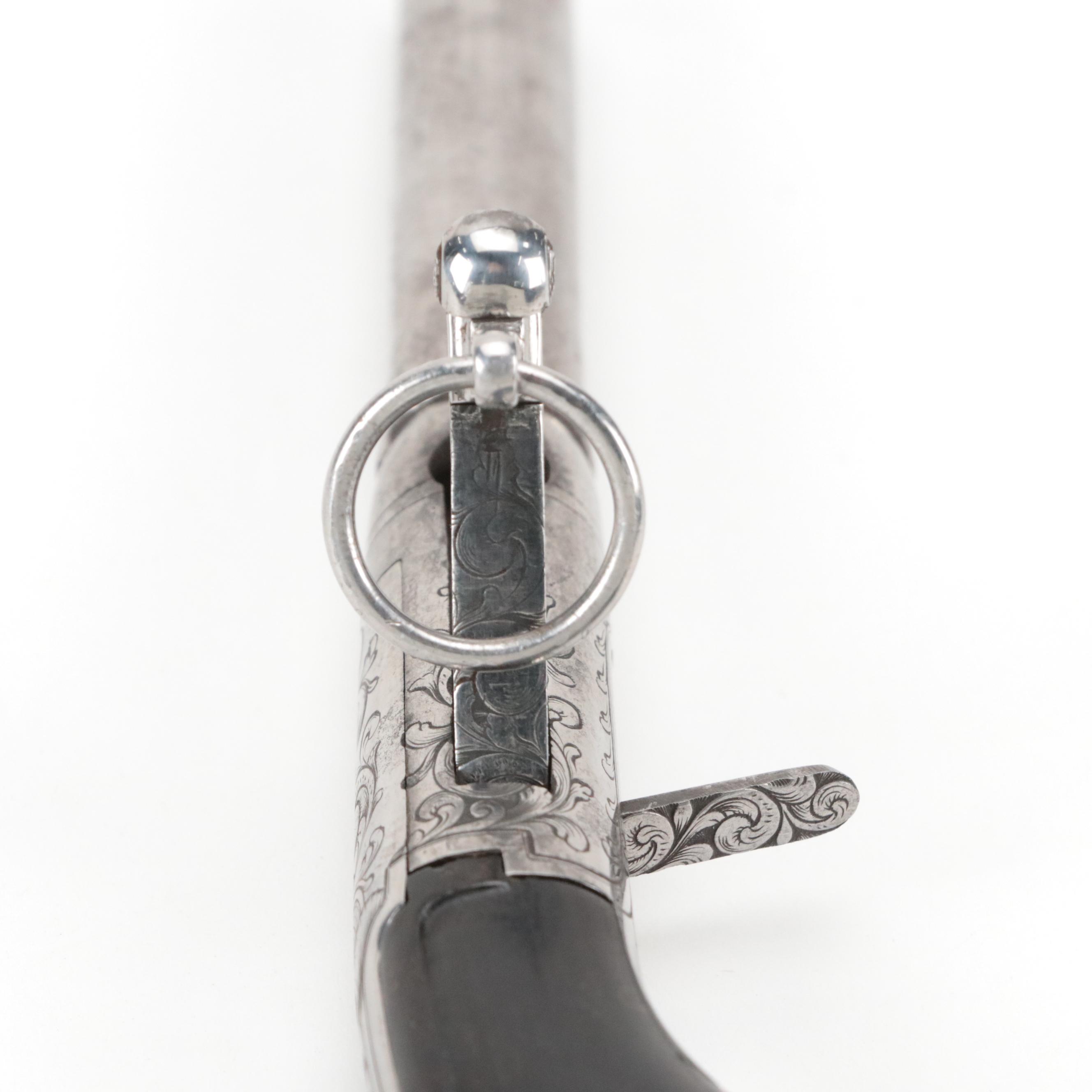 J. Tarratt of London Single Shot Cap and Ball Pistol, Circa 1840