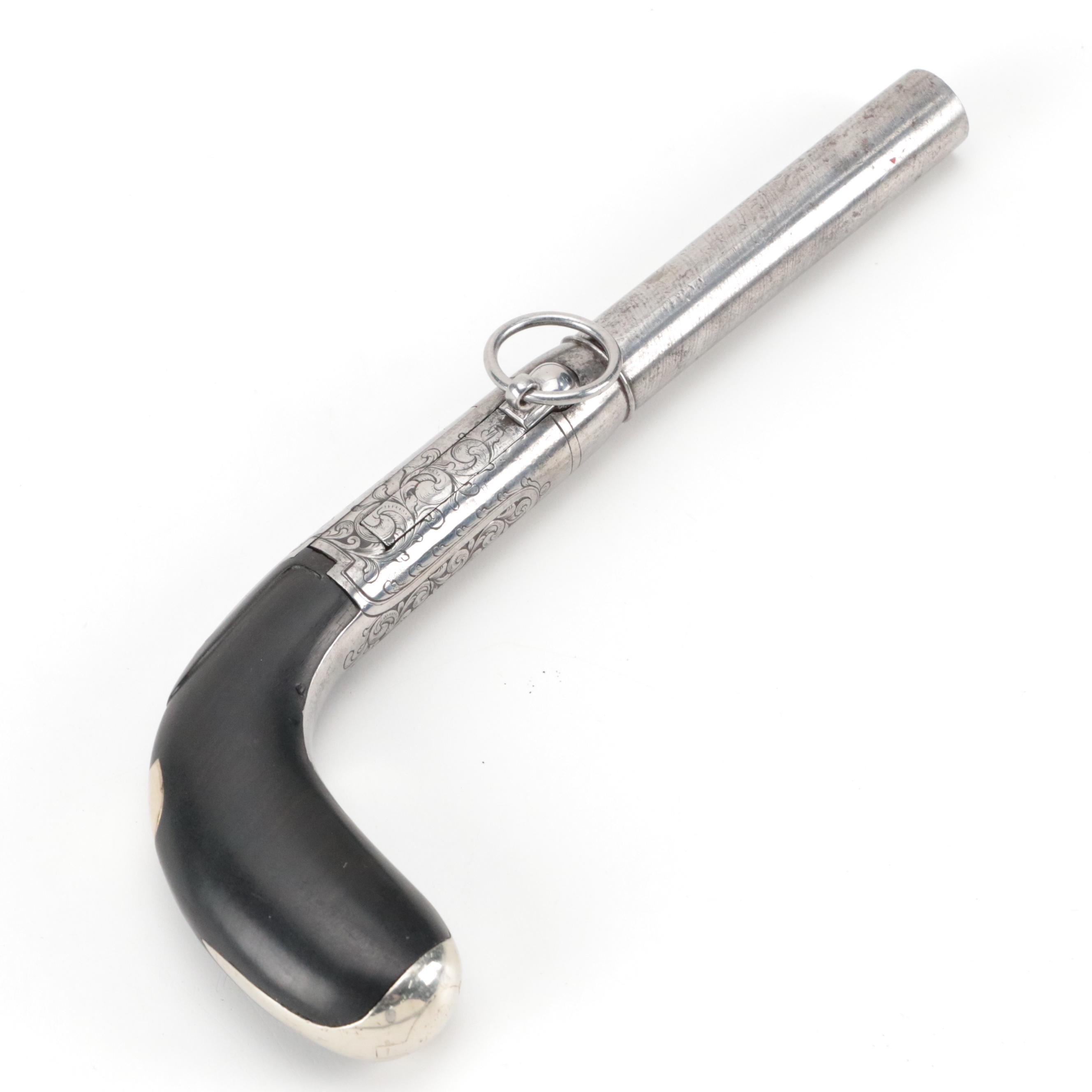 J. Tarratt of London Single Shot Cap and Ball Pistol, Circa 1840