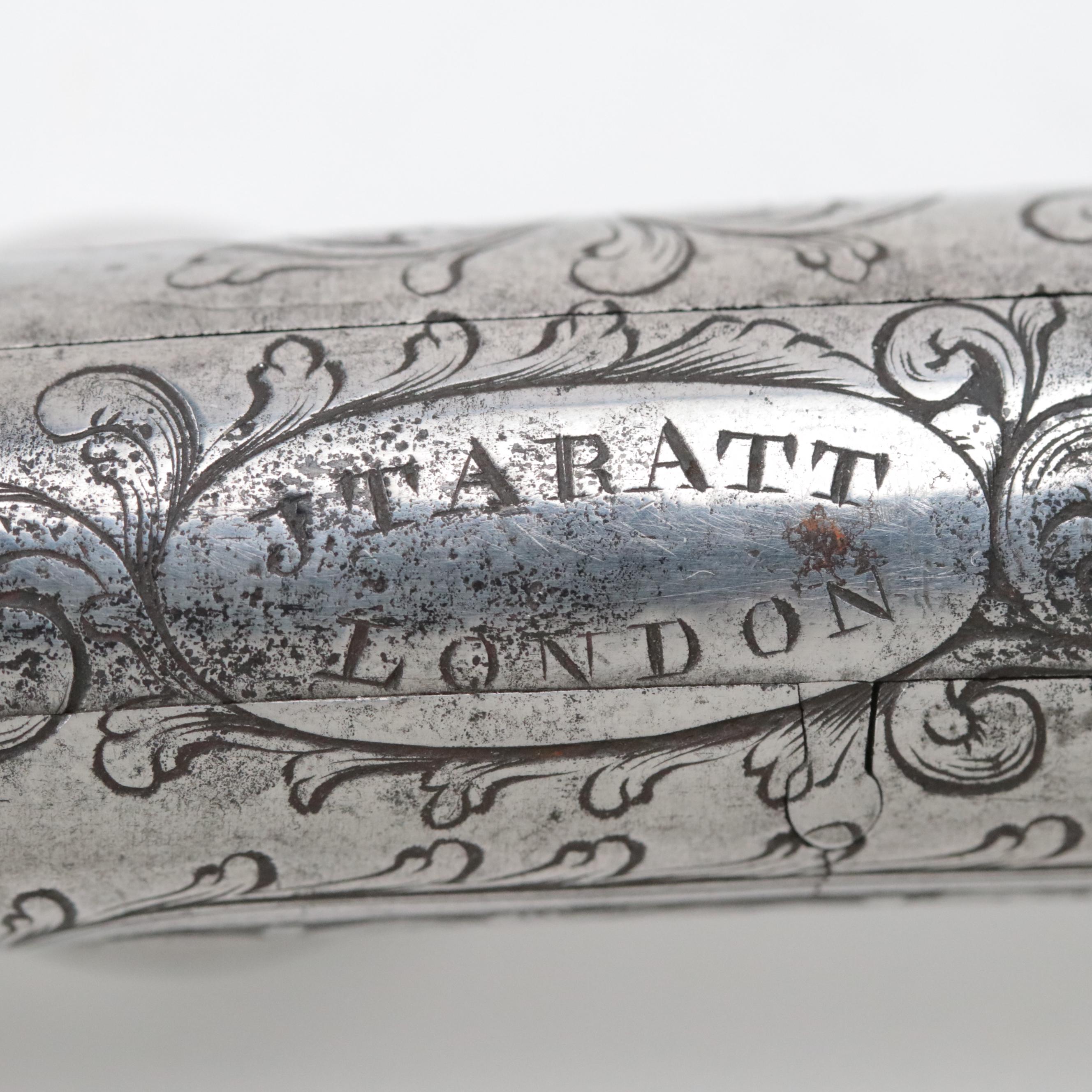 J. Tarratt of London Single Shot Cap and Ball Pistol, Circa 1840