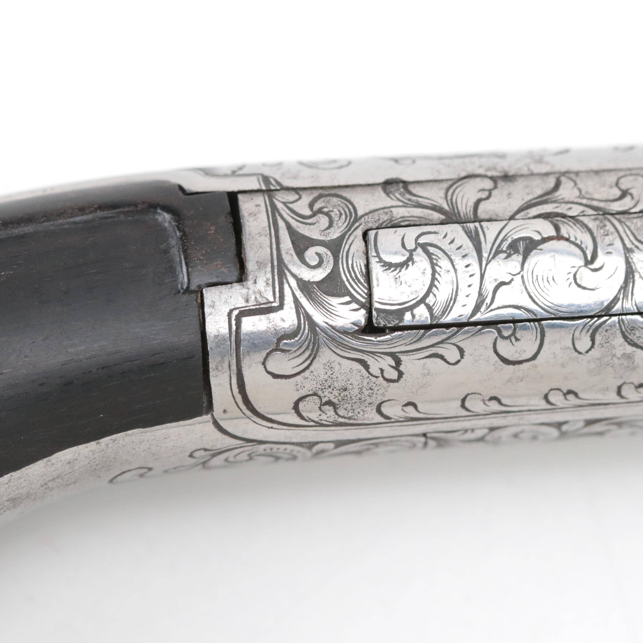 J. Tarratt of London Single Shot Cap and Ball Pistol, Circa 1840