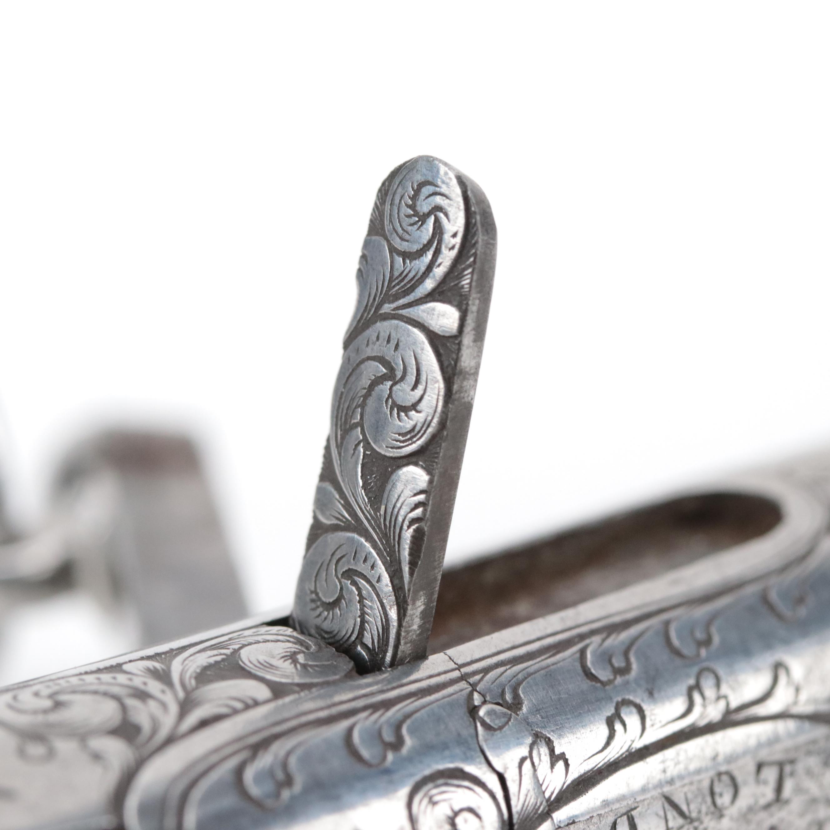 J. Tarratt of London Single Shot Cap and Ball Pistol, Circa 1840