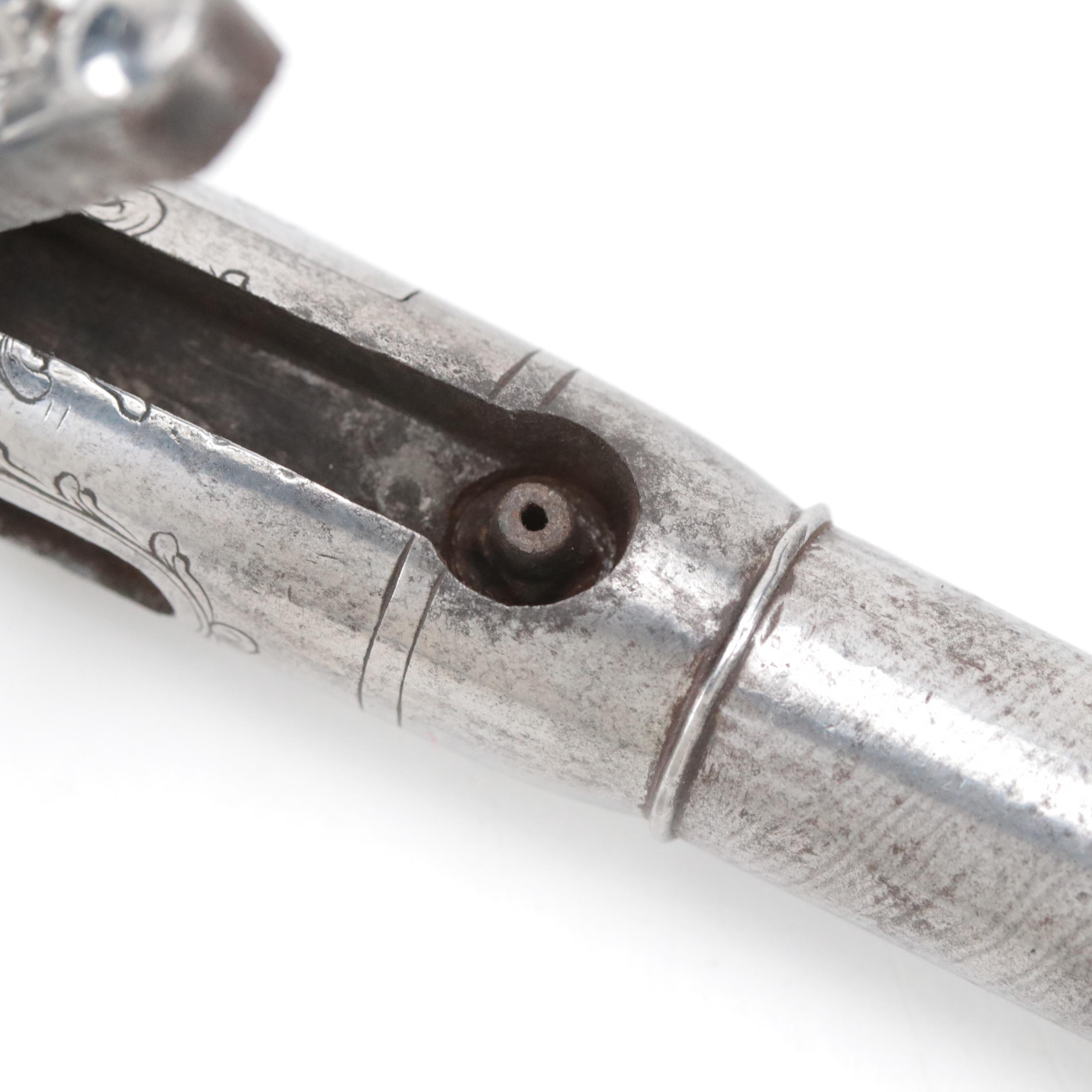 J. Tarratt of London Single Shot Cap and Ball Pistol, Circa 1840