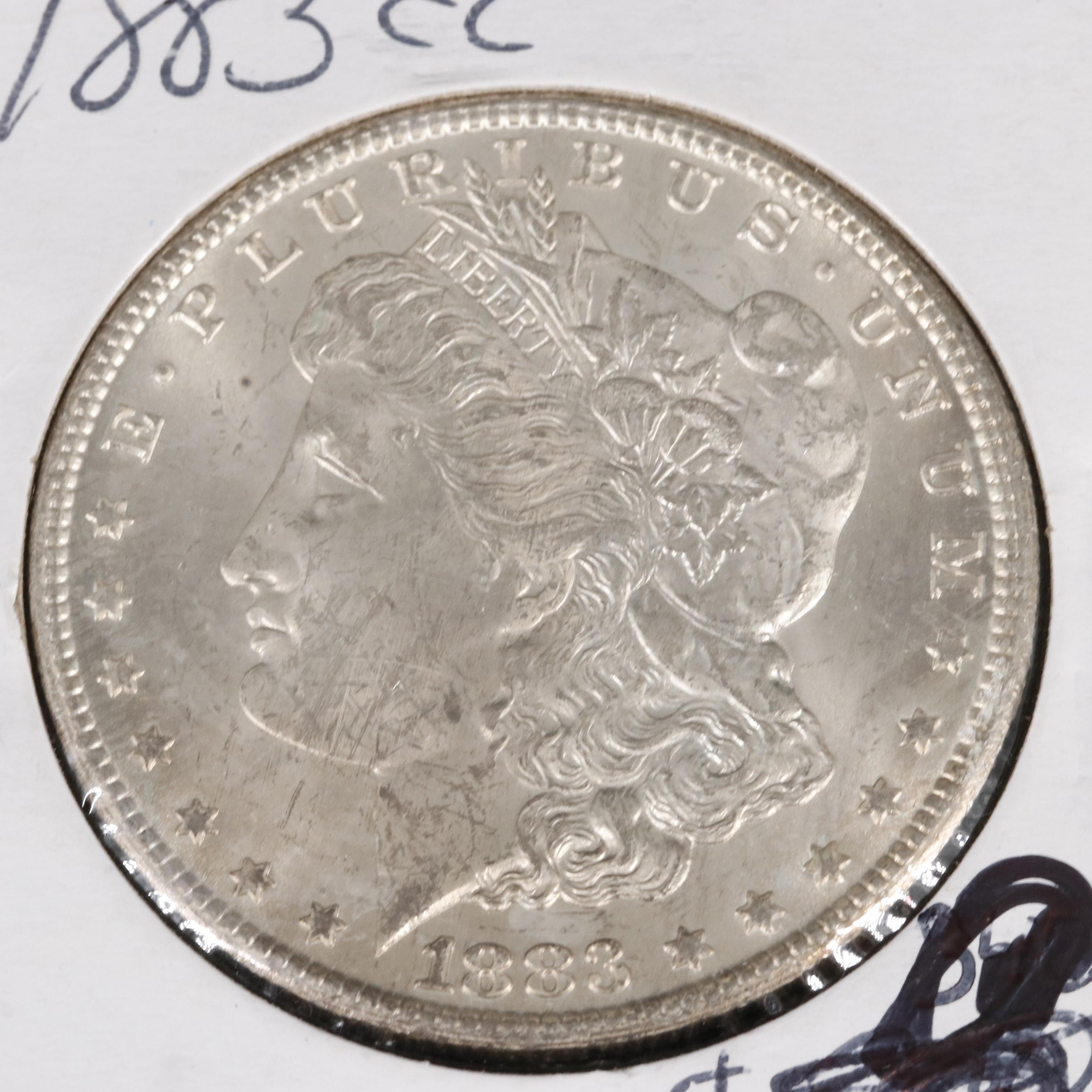 Three Carson City Morgan Silver Dollars