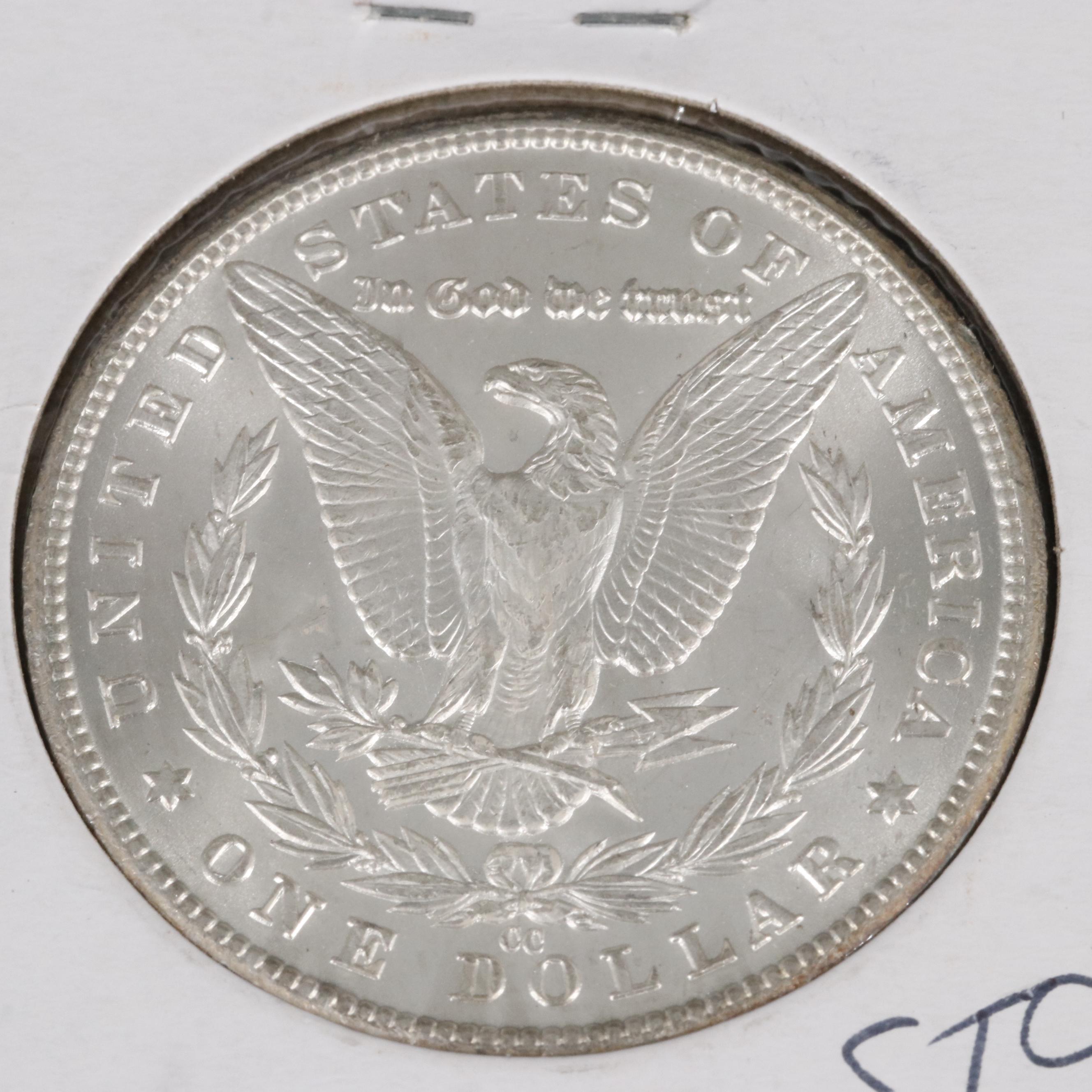 Three Carson City Morgan Silver Dollars