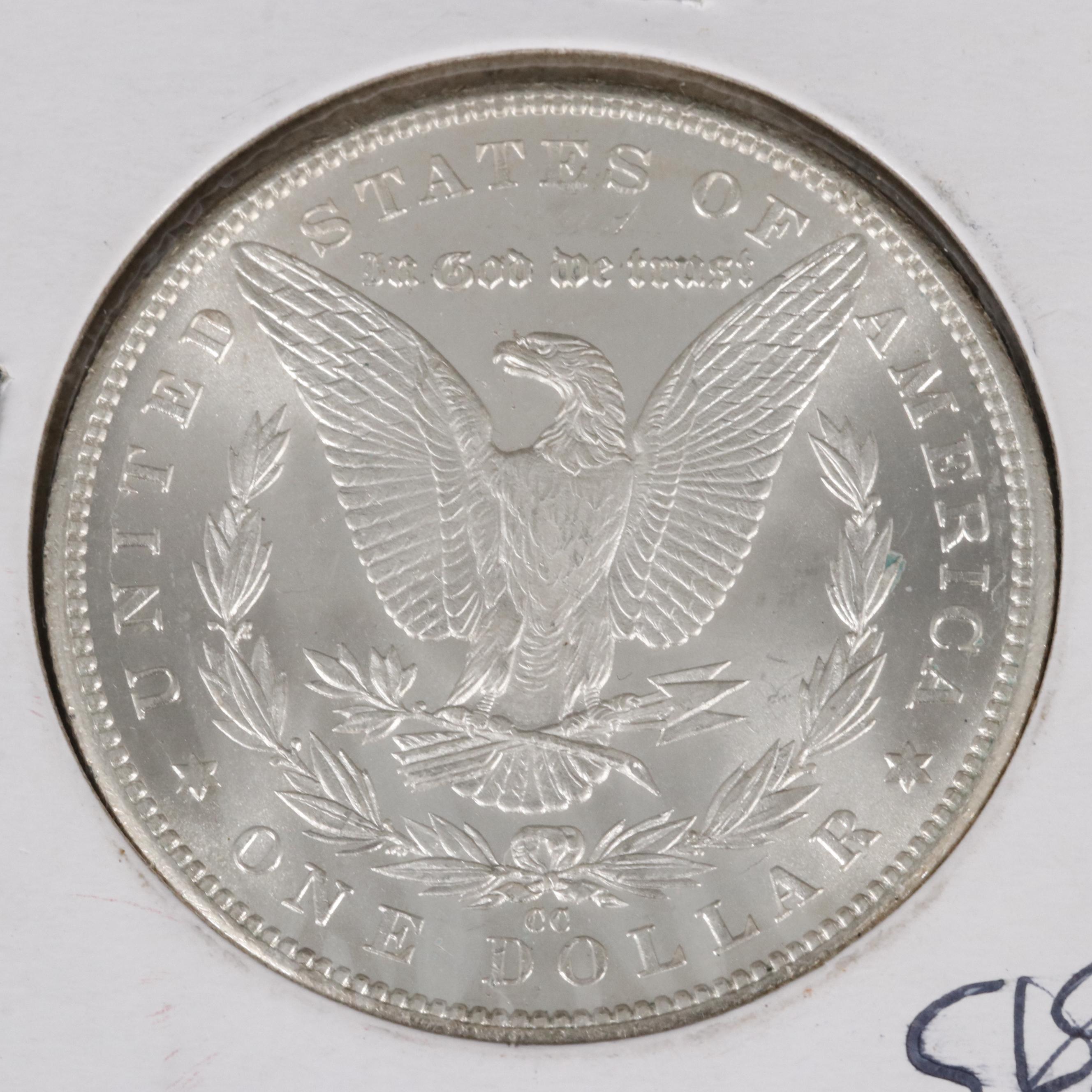 Three Carson City Morgan Silver Dollars