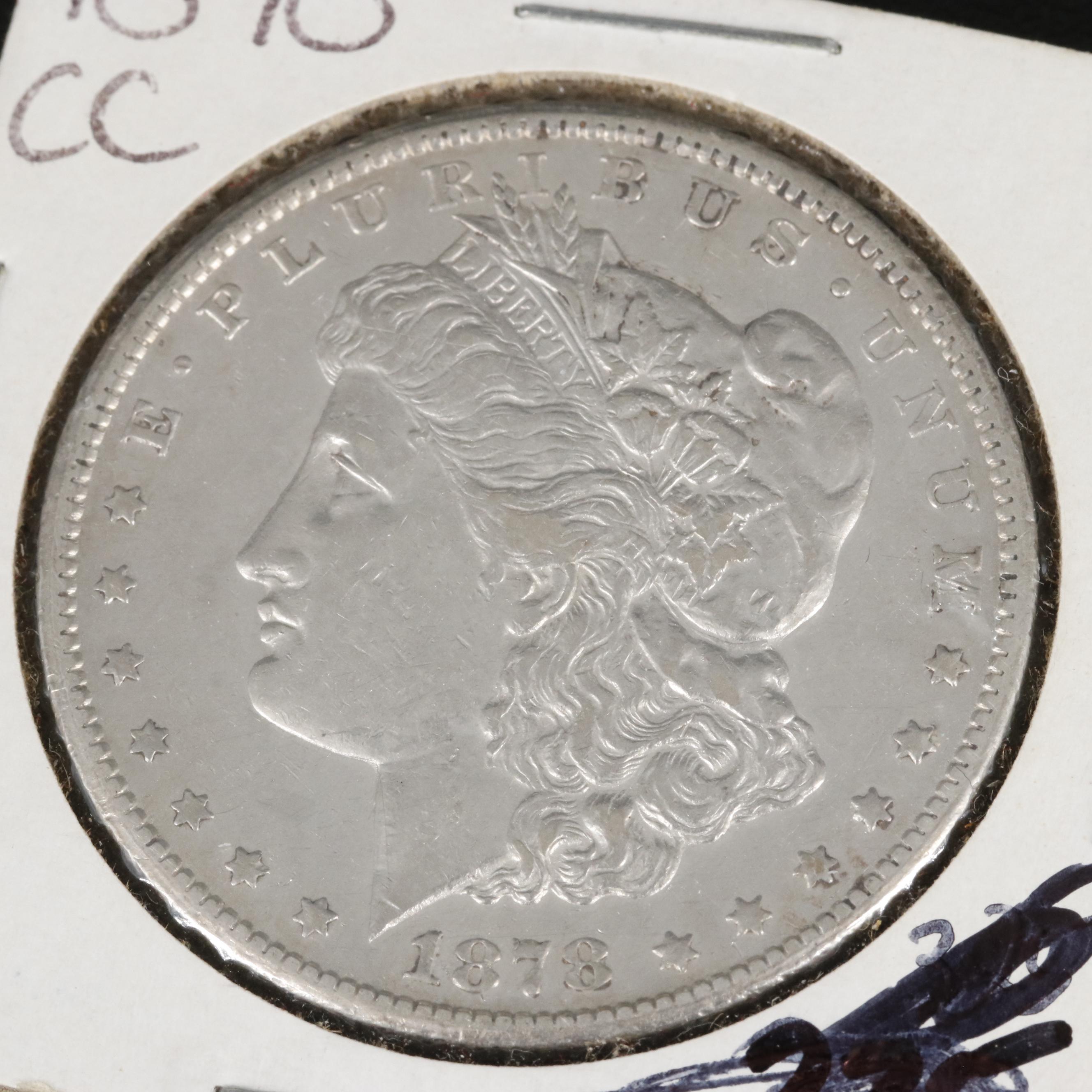 Three Carson City Morgan Silver Dollars