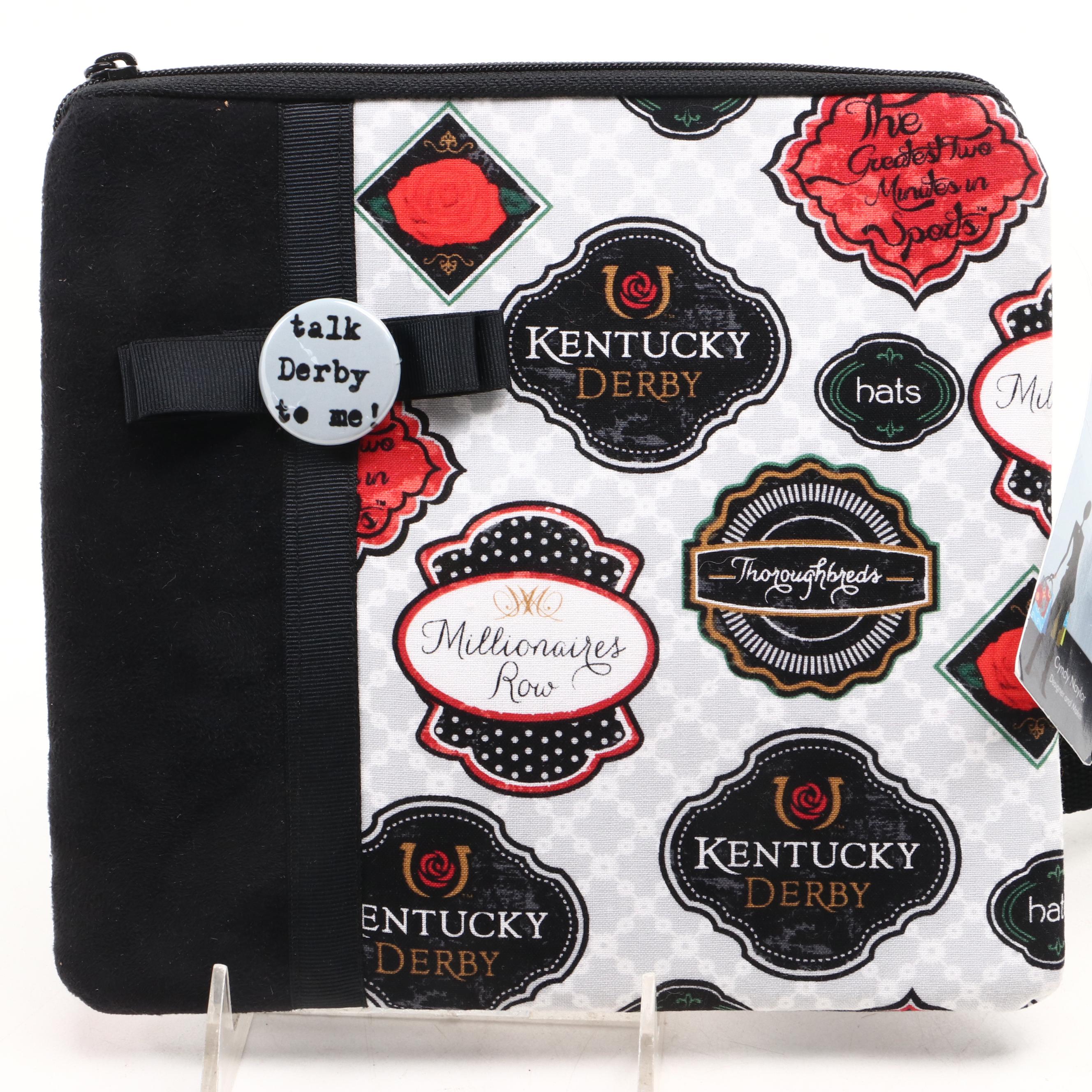 Kentucky Derby Ball Cap and Crossbody Bag with Neckties, Stuffed Animal, & More
