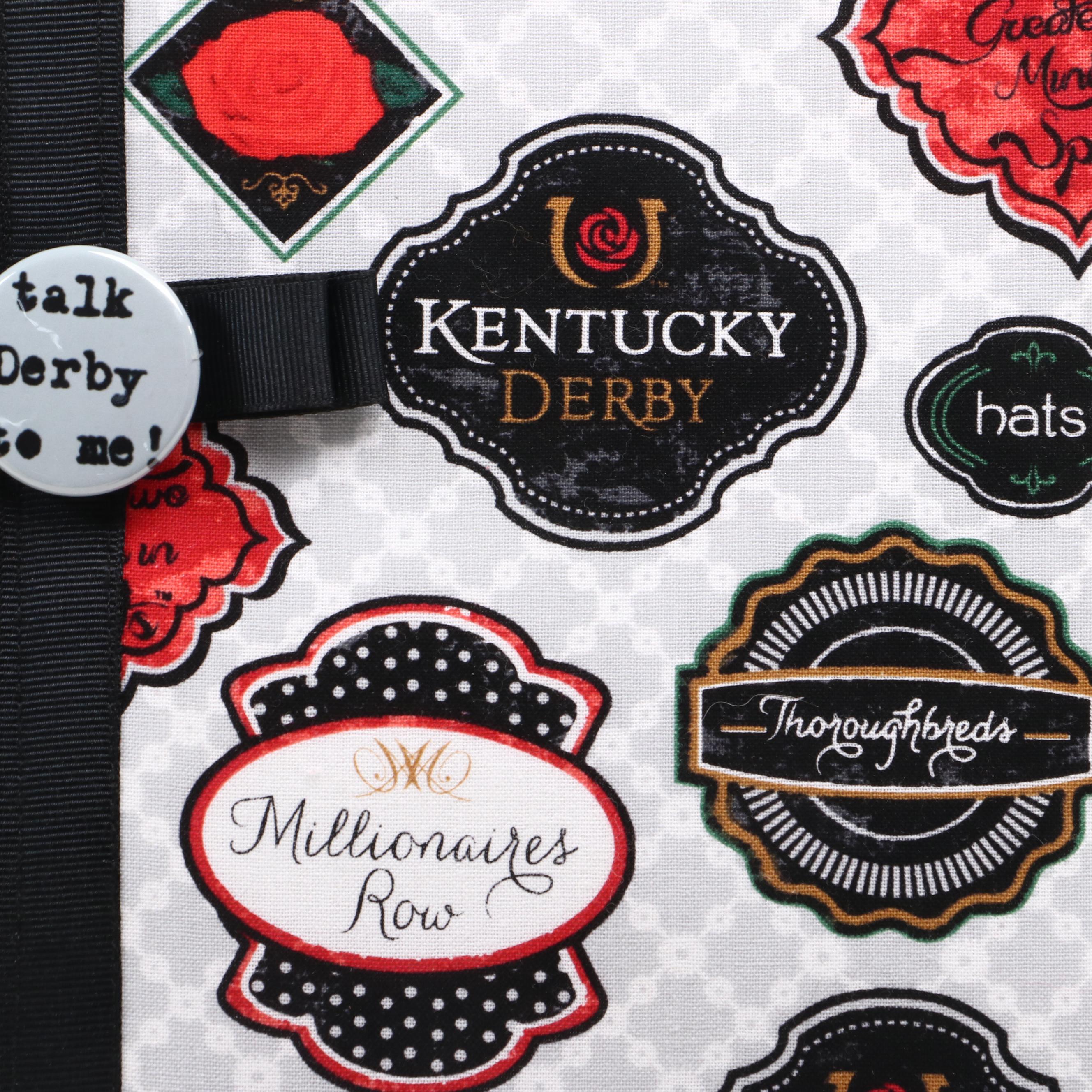 Kentucky Derby Ball Cap and Crossbody Bag with Neckties, Stuffed Animal, & More