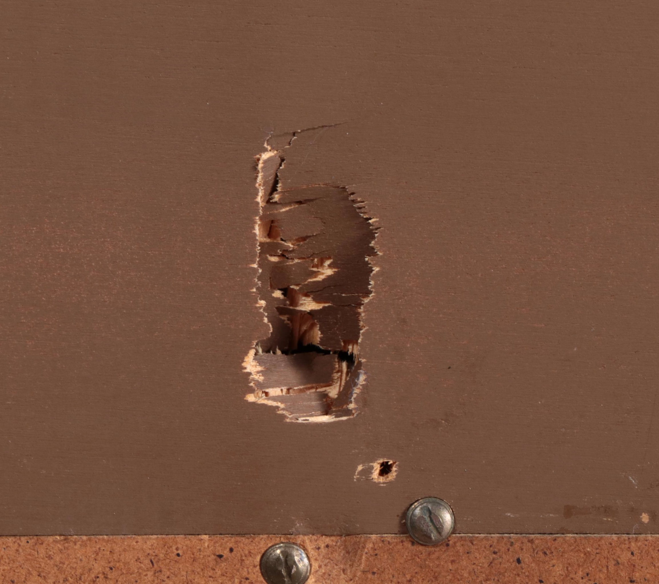 American of Martinsville Mid Century Modern Caned Door and Walnut Armoire, 1970s