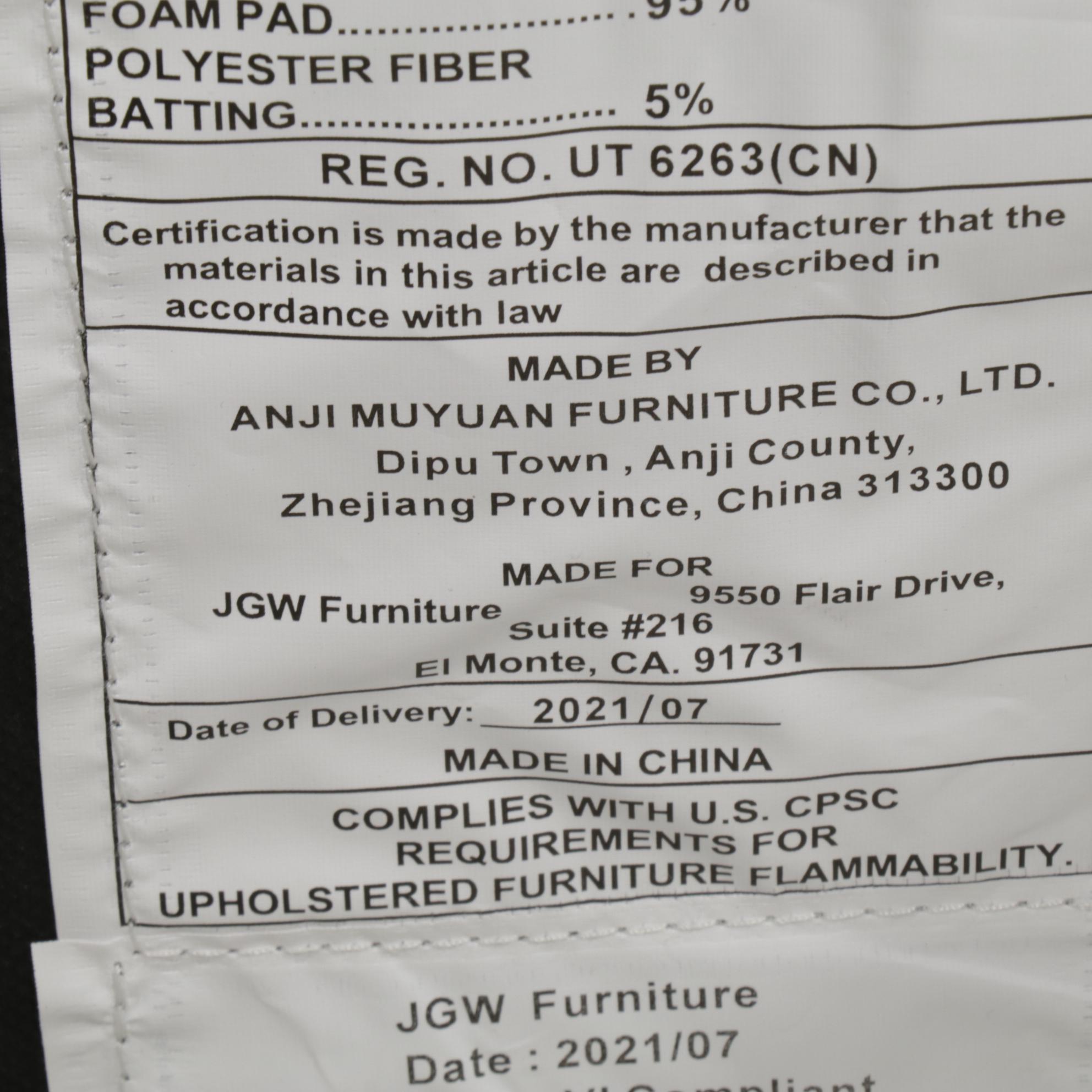 Pair of JGW Furniture Mid Century Modern Style Armchairs