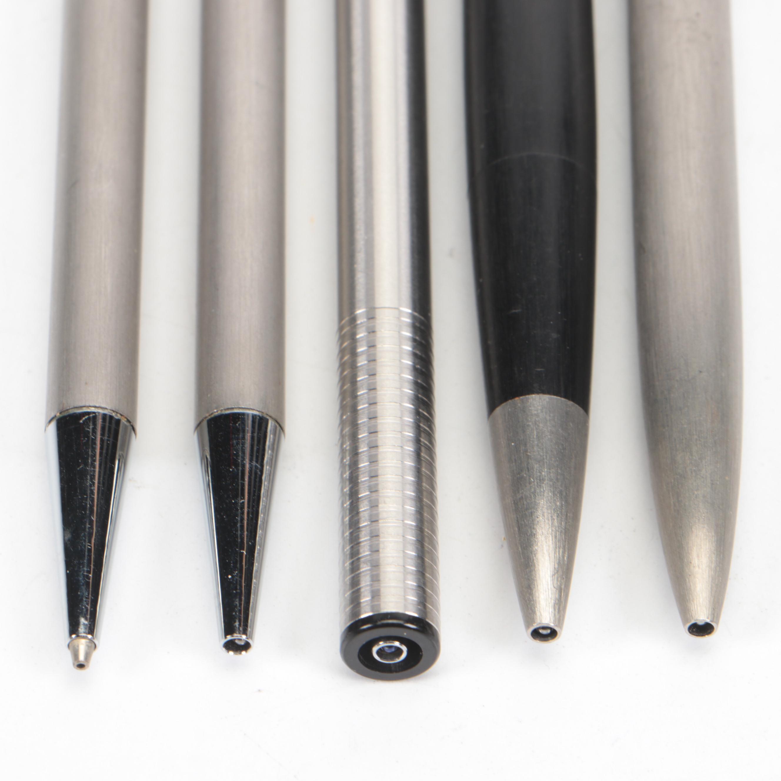 Lamy 250 Brushed Steel Ballpoint Pen with Other Lamy Pens