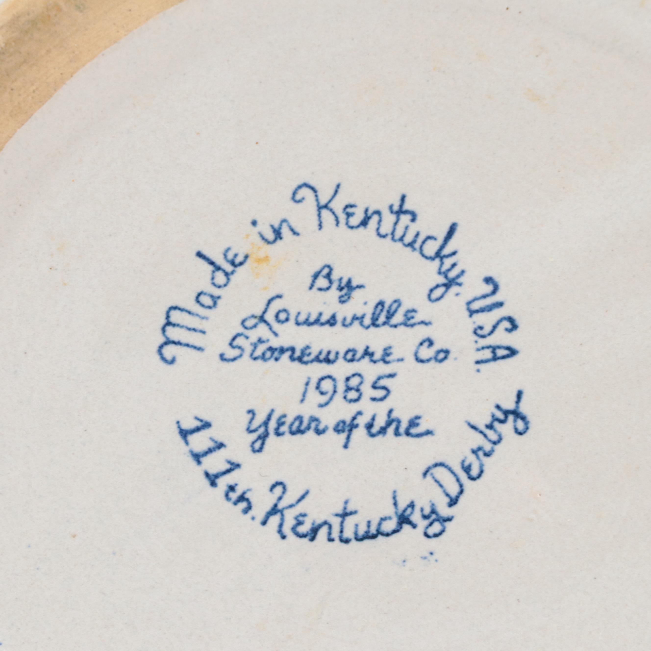 Louisville Stoneware Co. "Kentucky Derby" Ceramic Mugs and Table Accessories