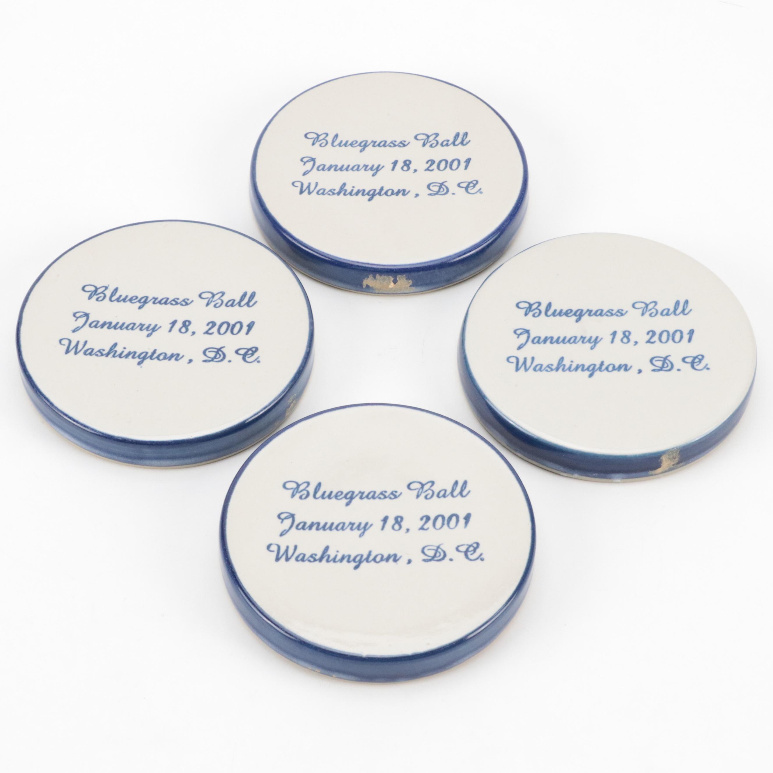 Louisville Stoneware Co. "Kentucky Derby" Ceramic Mugs and Table Accessories