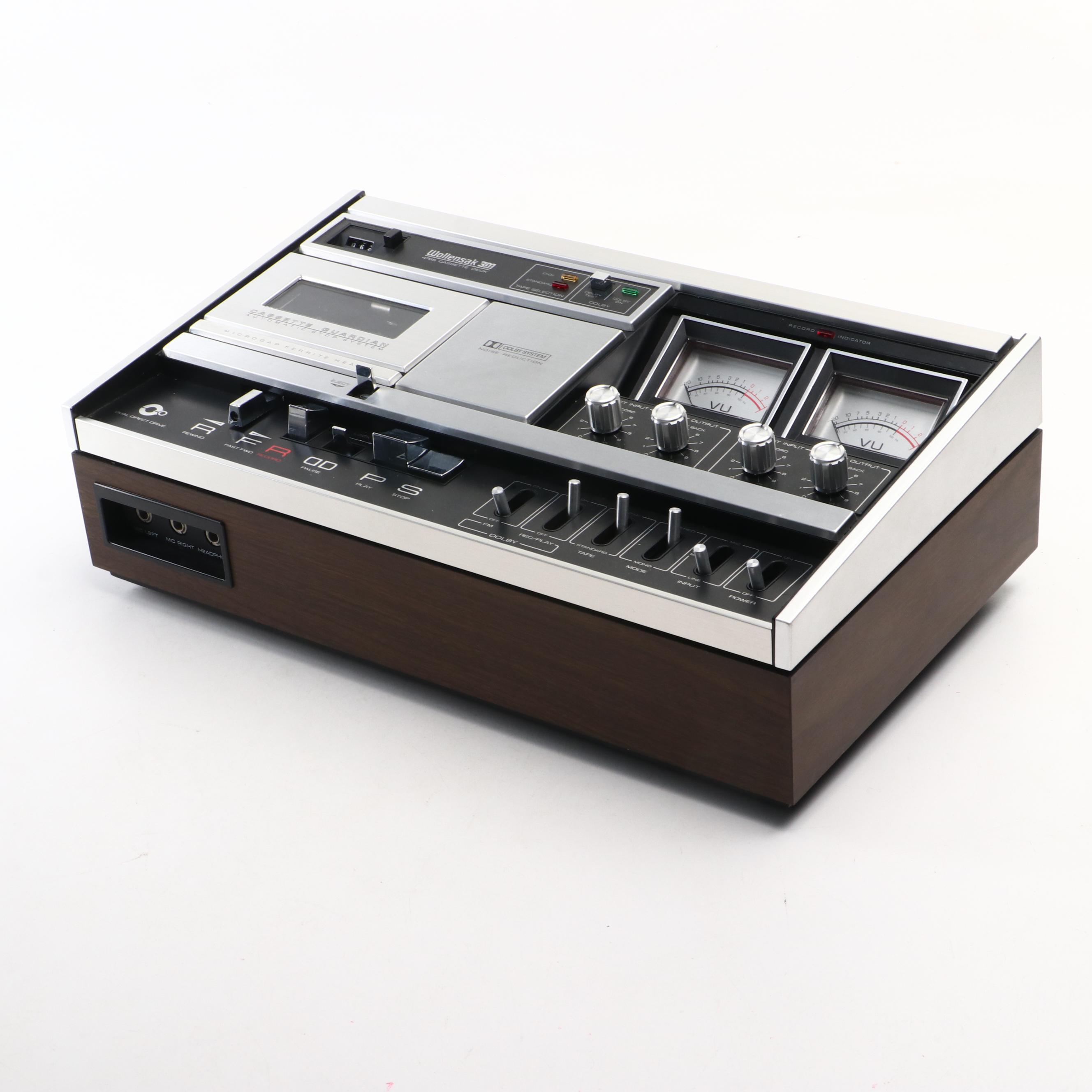 Wollensak 3M 4765 Cassette Deck, 1973