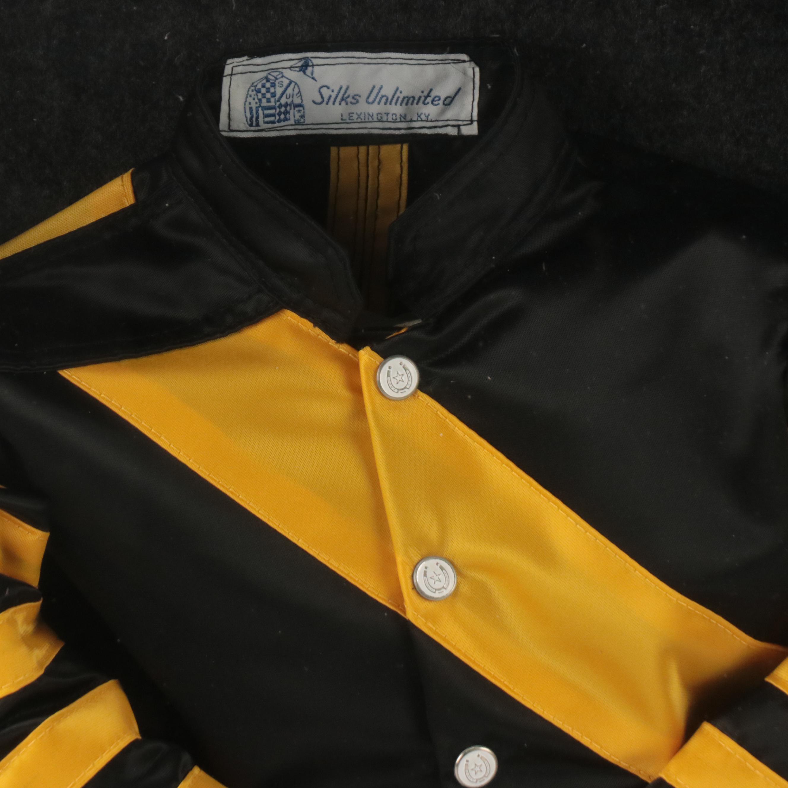 Silks Unlimited Man O' War/War Admiral Racing Silks Replica in Shadow Box