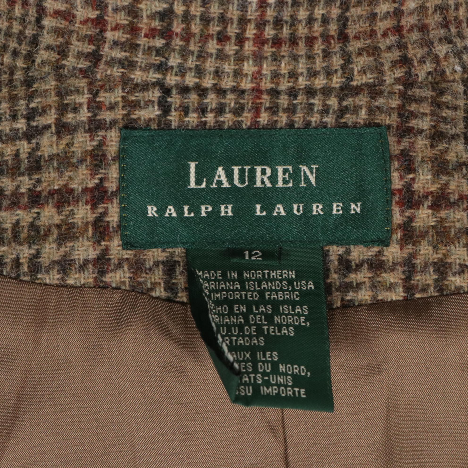 Lauren Ralph Lauren Tweed Wool Blazers