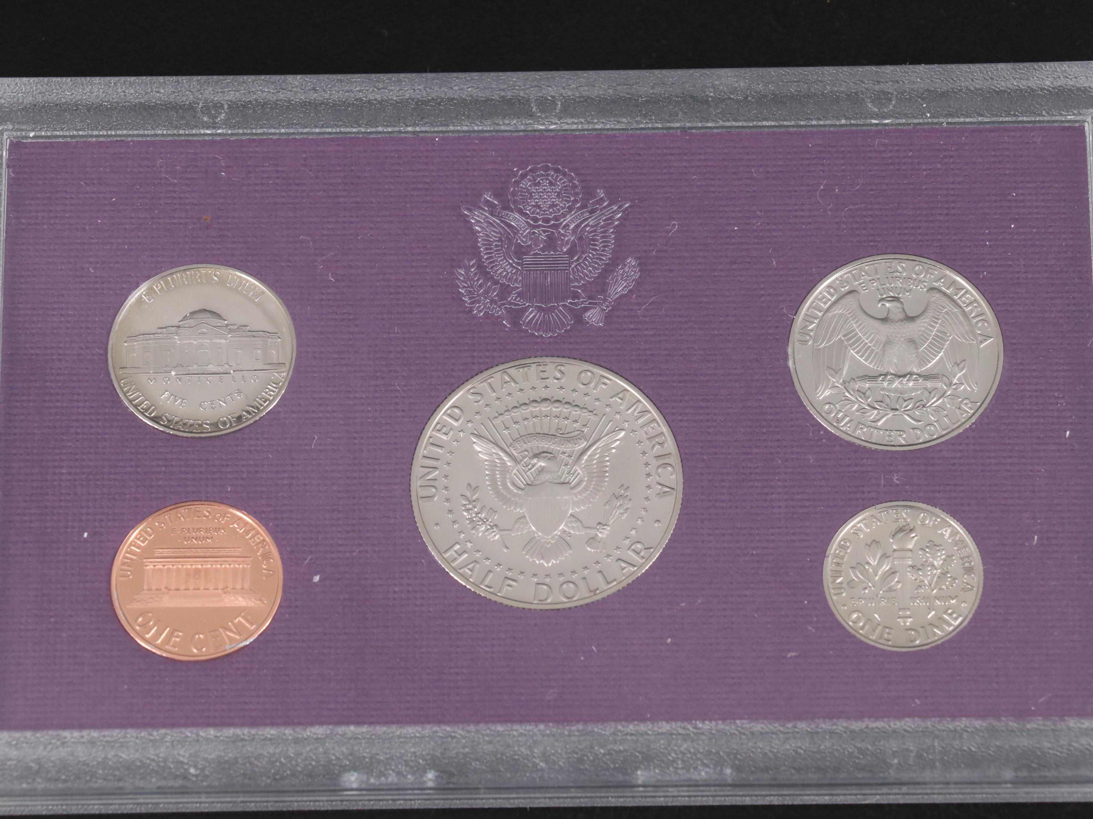 Twenty-Two Different United States Proof Sets 1984-2005 Complete