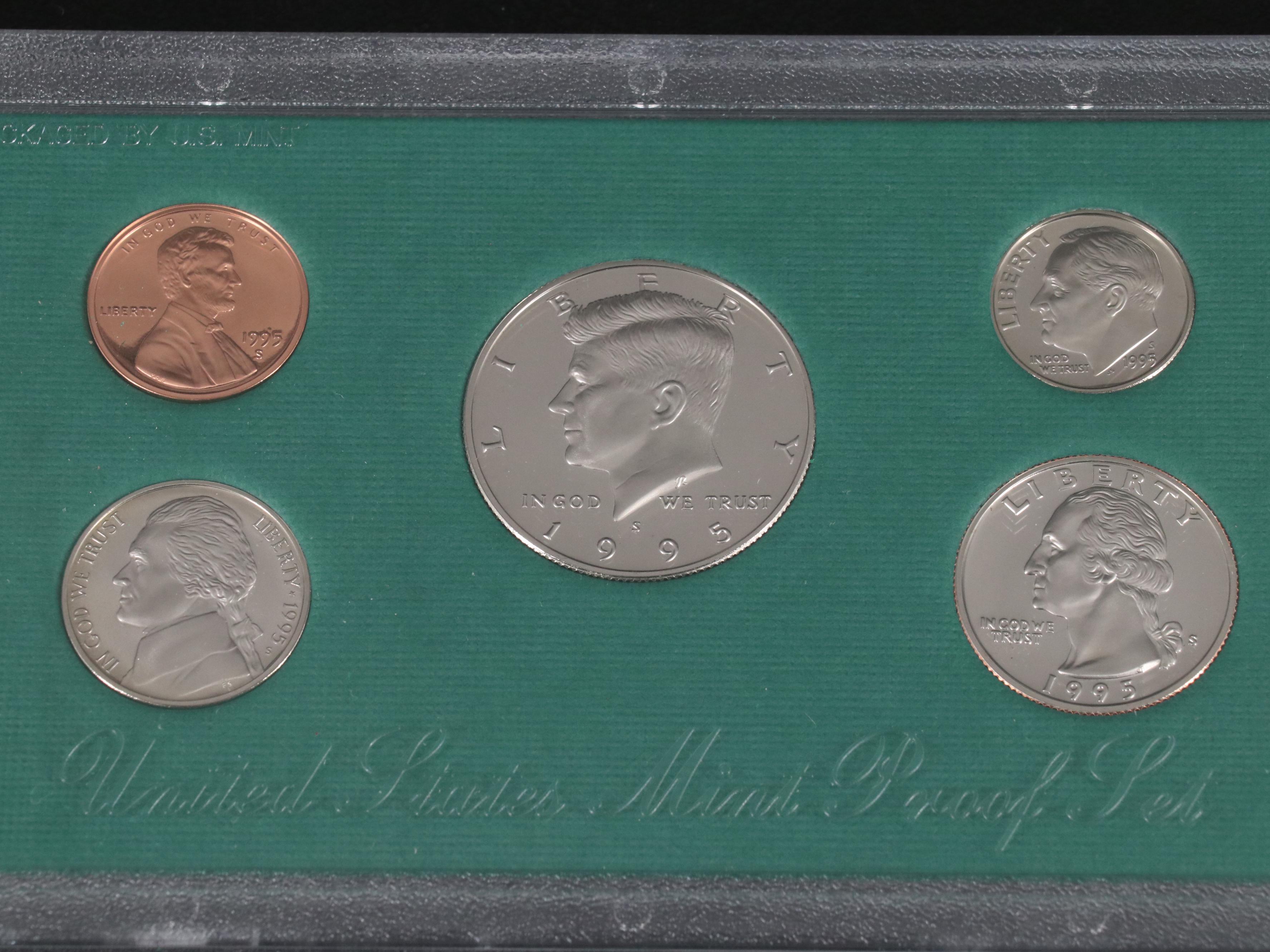 Twenty-Two Different United States Proof Sets 1984-2005 Complete