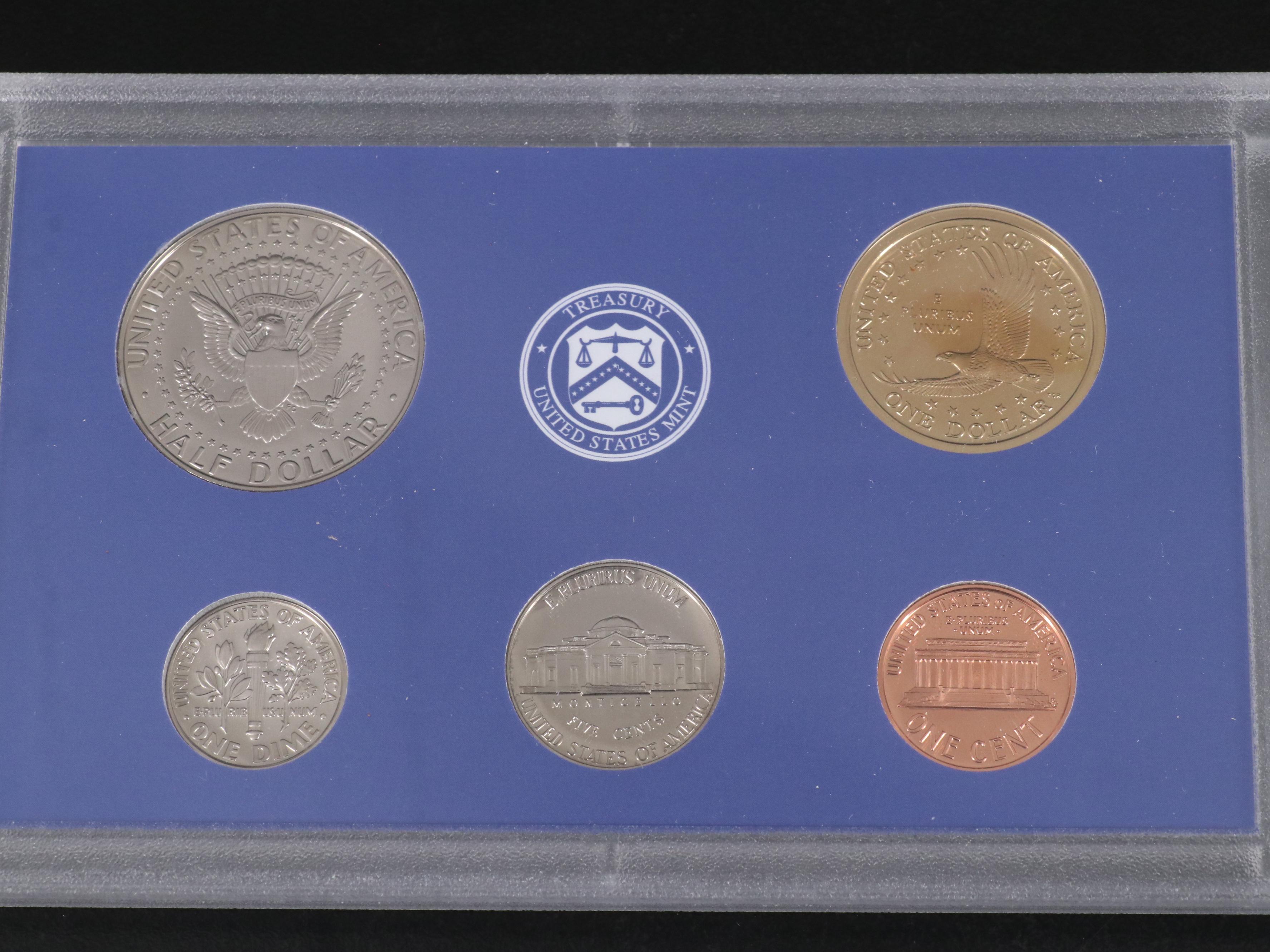 Twenty-Two Different United States Proof Sets 1984-2005 Complete