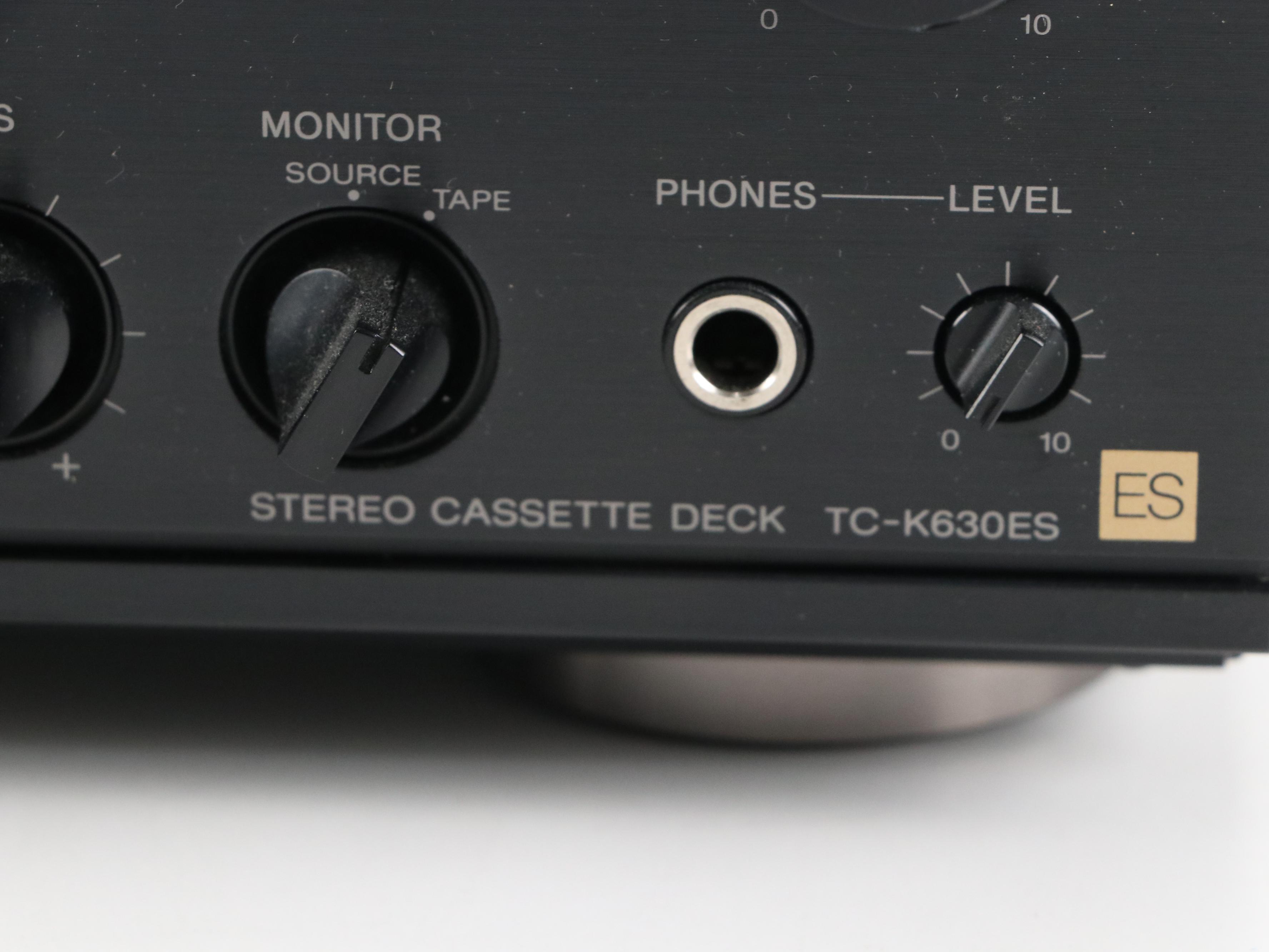 Sony TC-K630ES Stereo Cassette Deck, 1990s