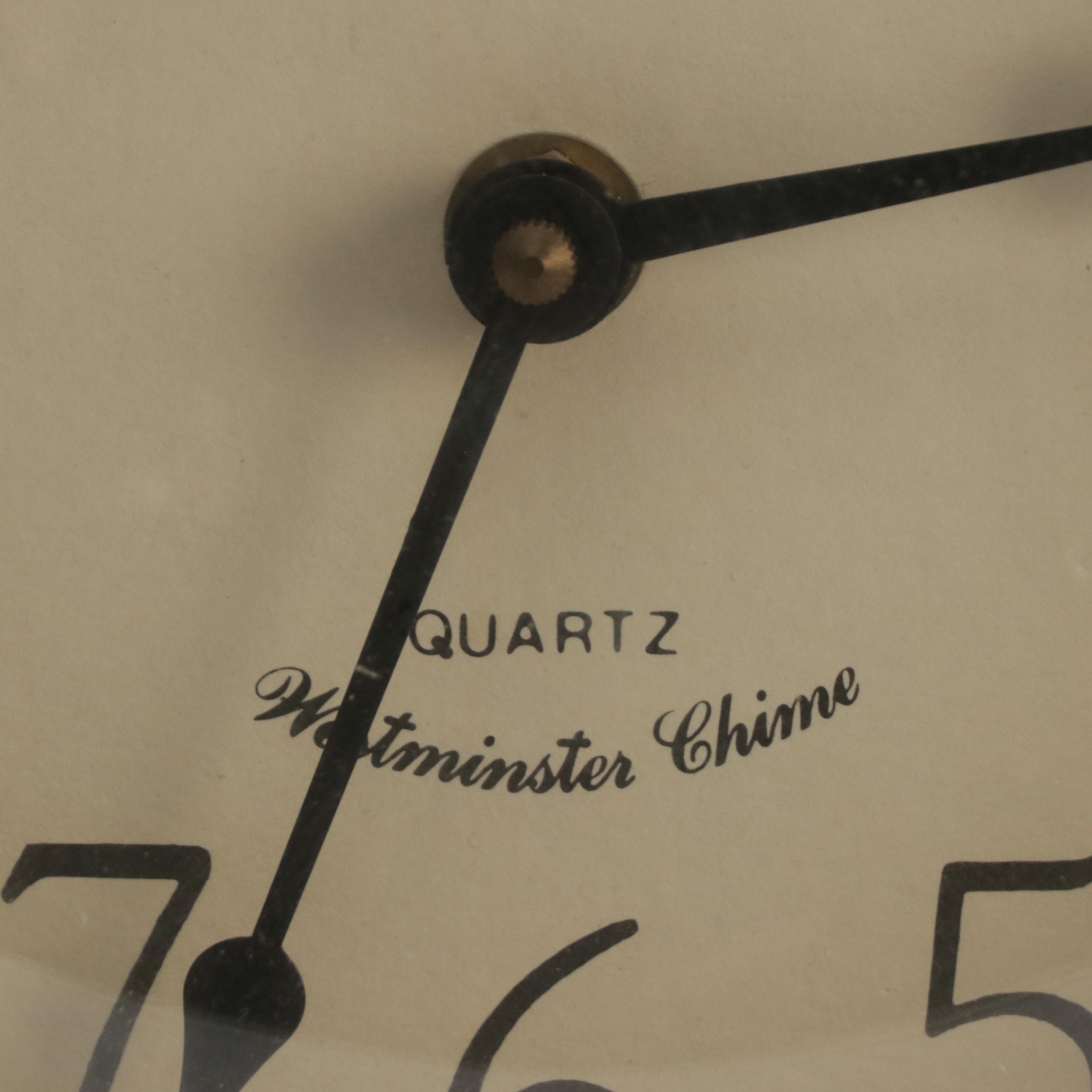 Elgin Wooden Westminster Chime Wall Clock, Late 20th Century EBTH