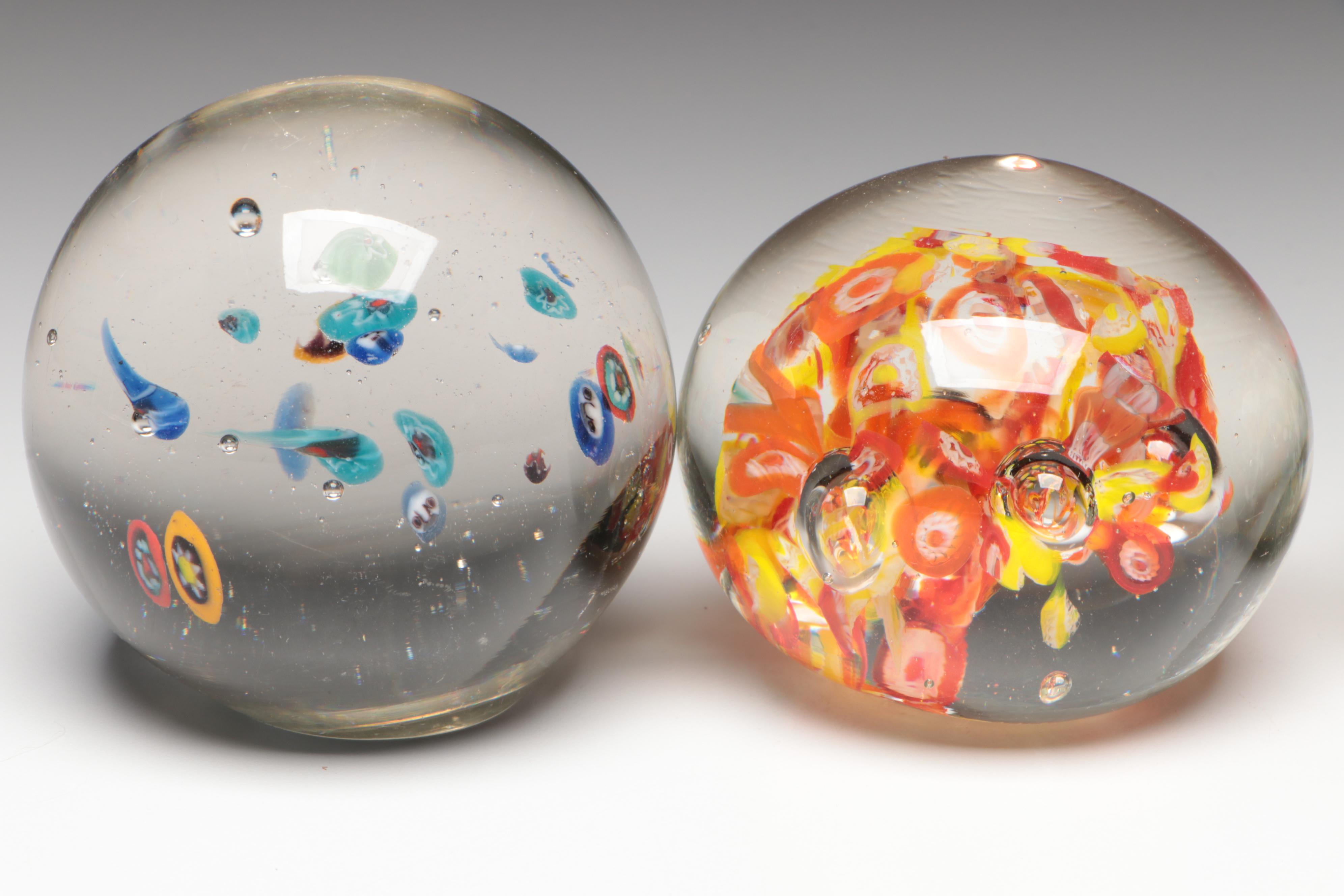 Handmade Art Glass Paperweights