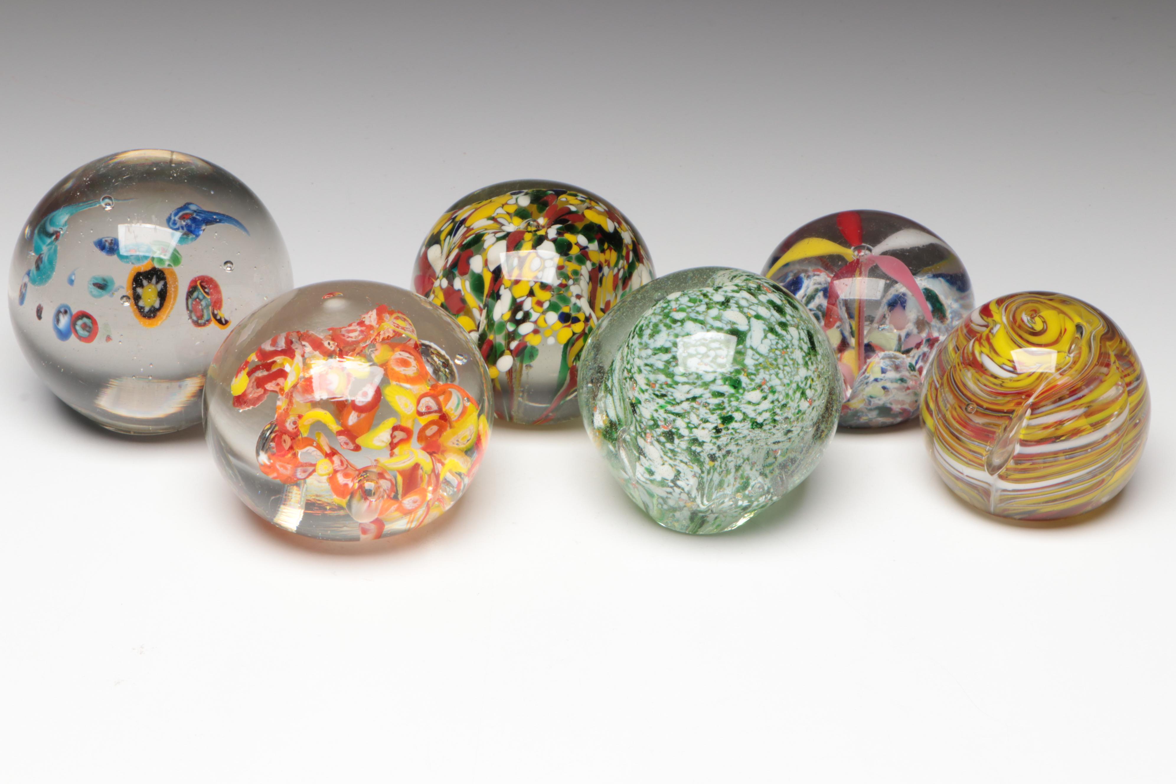 Handmade Art Glass Paperweights