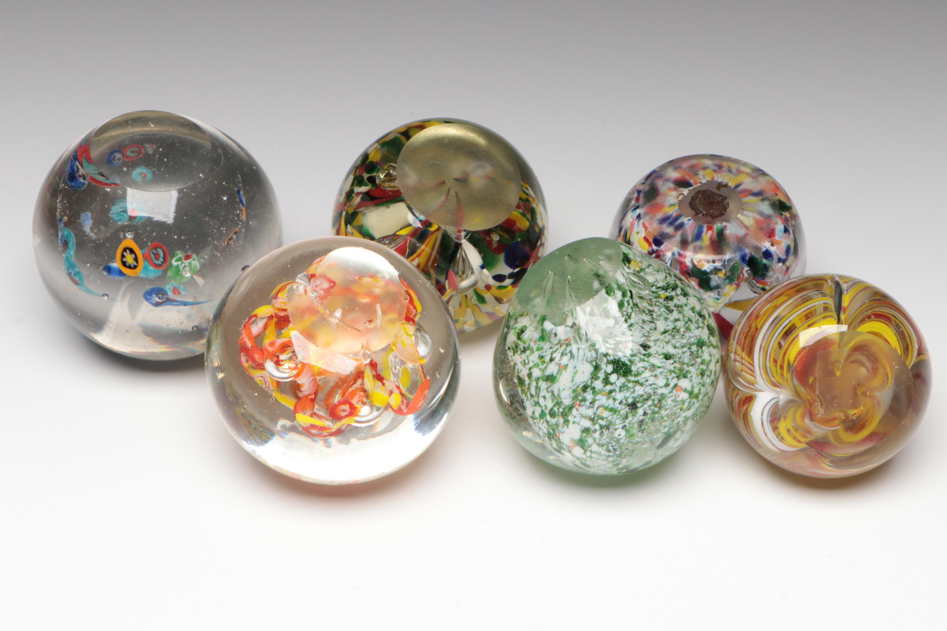 Handmade Art Glass Paperweights