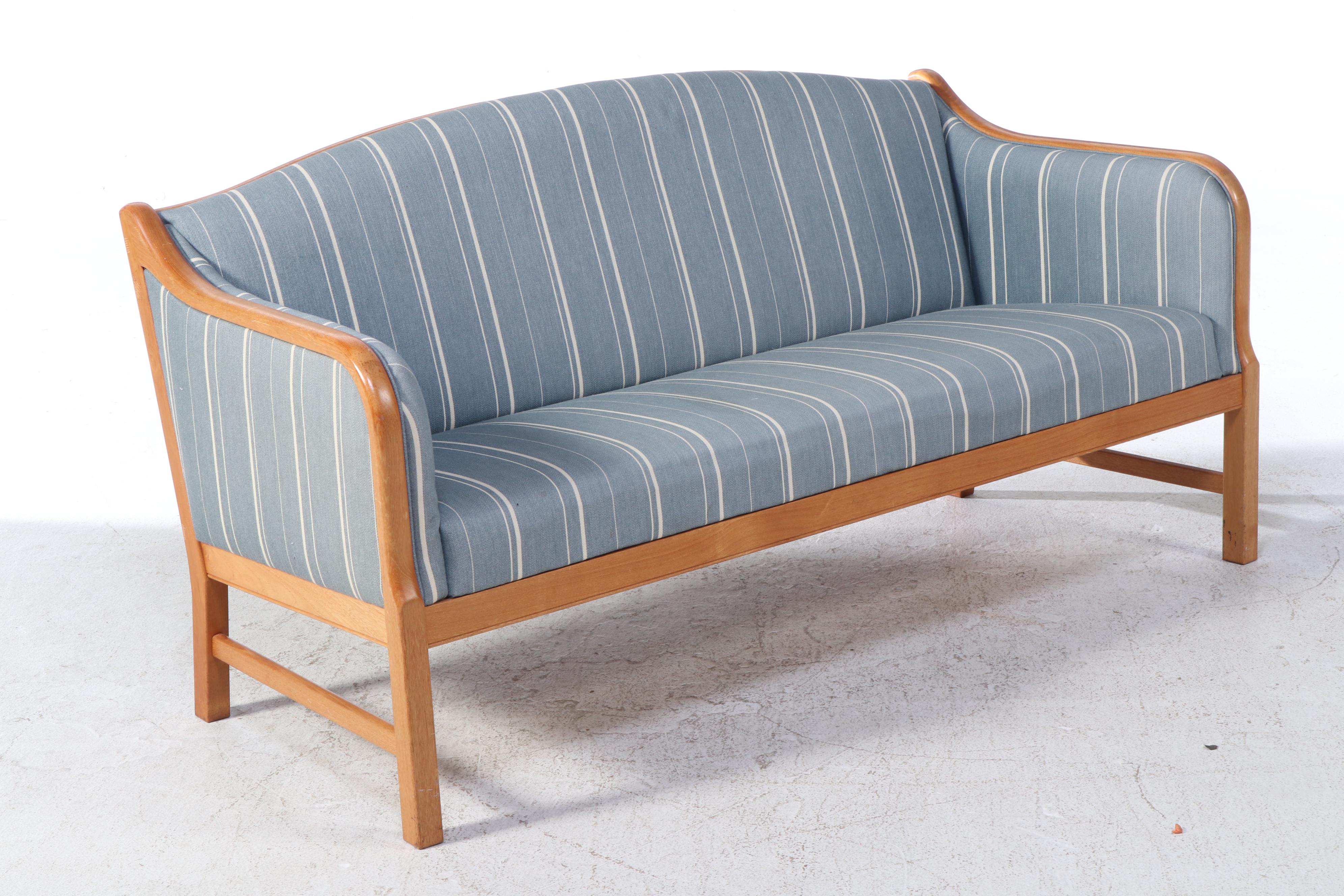 Form 75 Danish Upholstered Hardwood Frame Sofa
