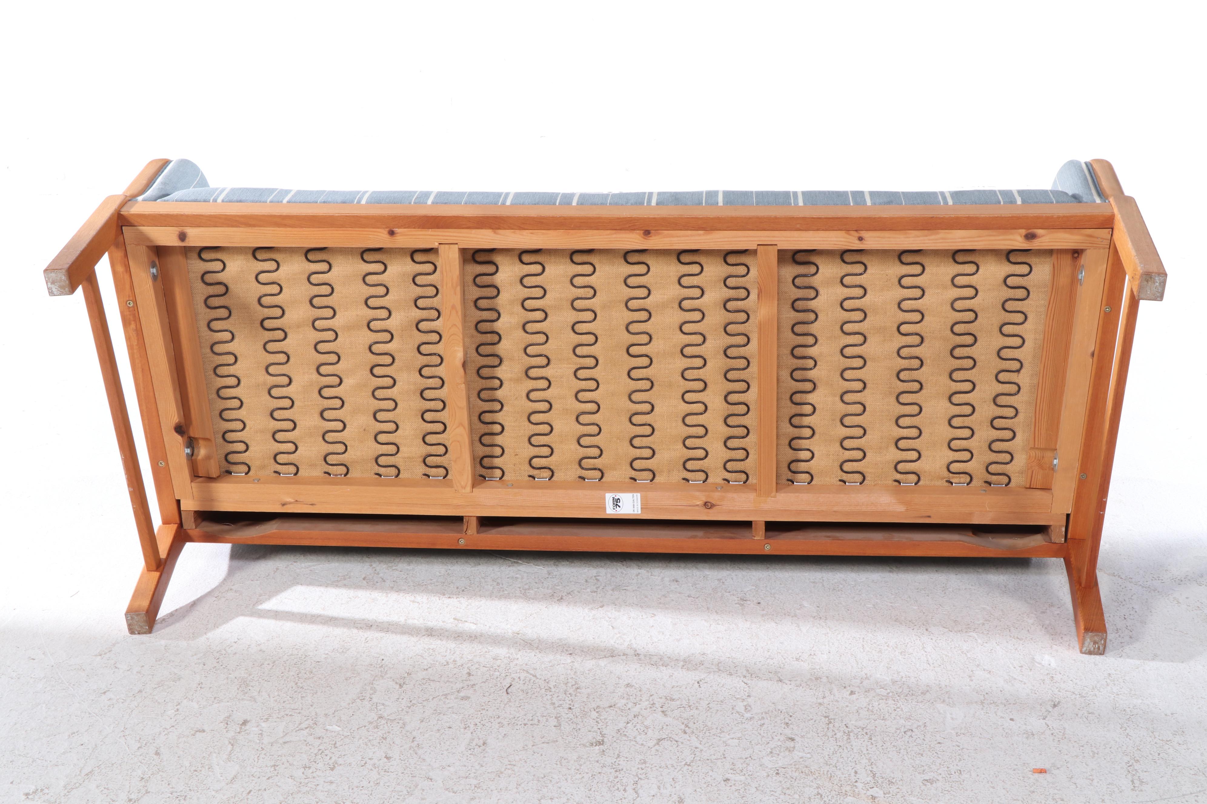 Form 75 Danish Upholstered Hardwood Frame Sofa