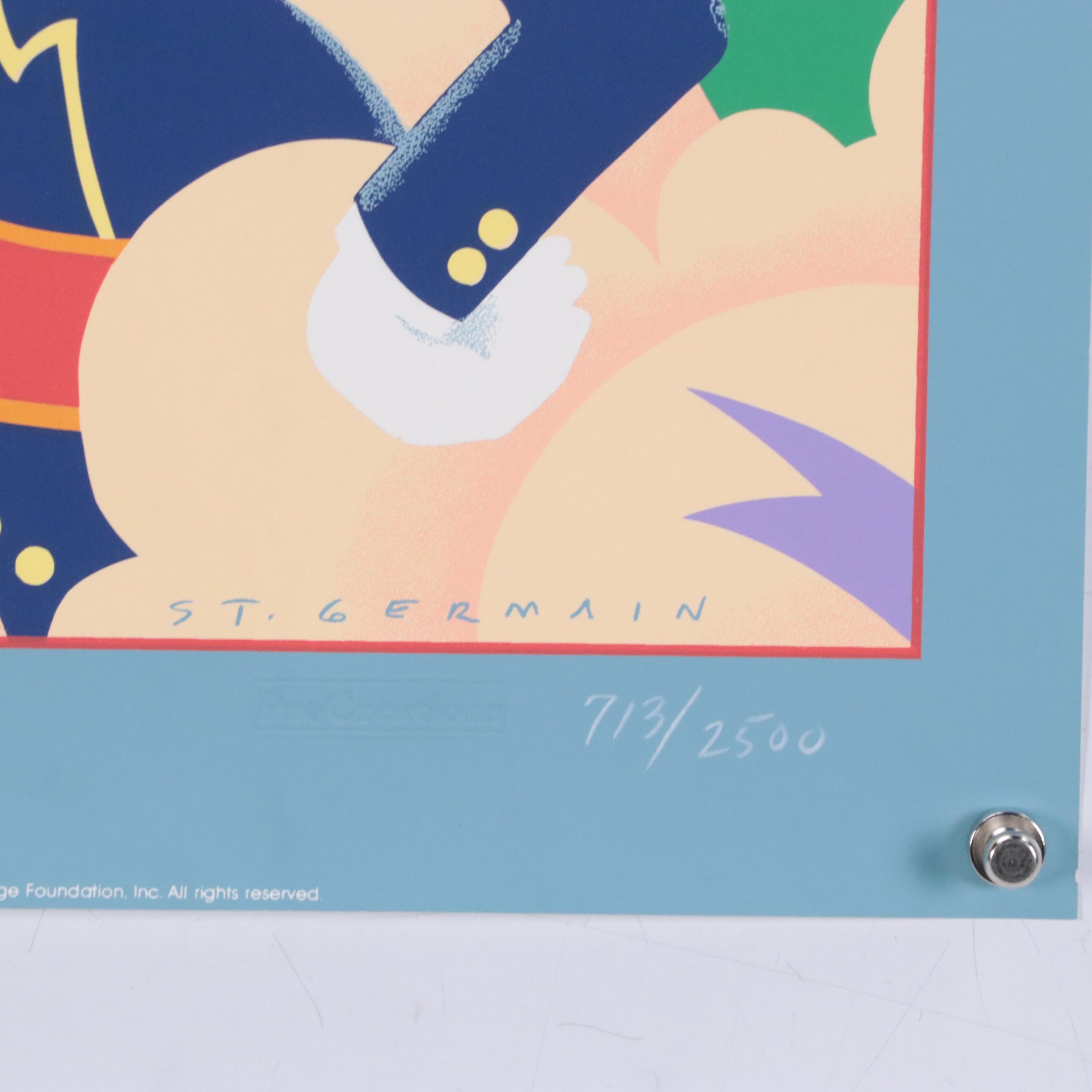 St. Germain Serigraph Poster and ProCreations Lithograph Poster