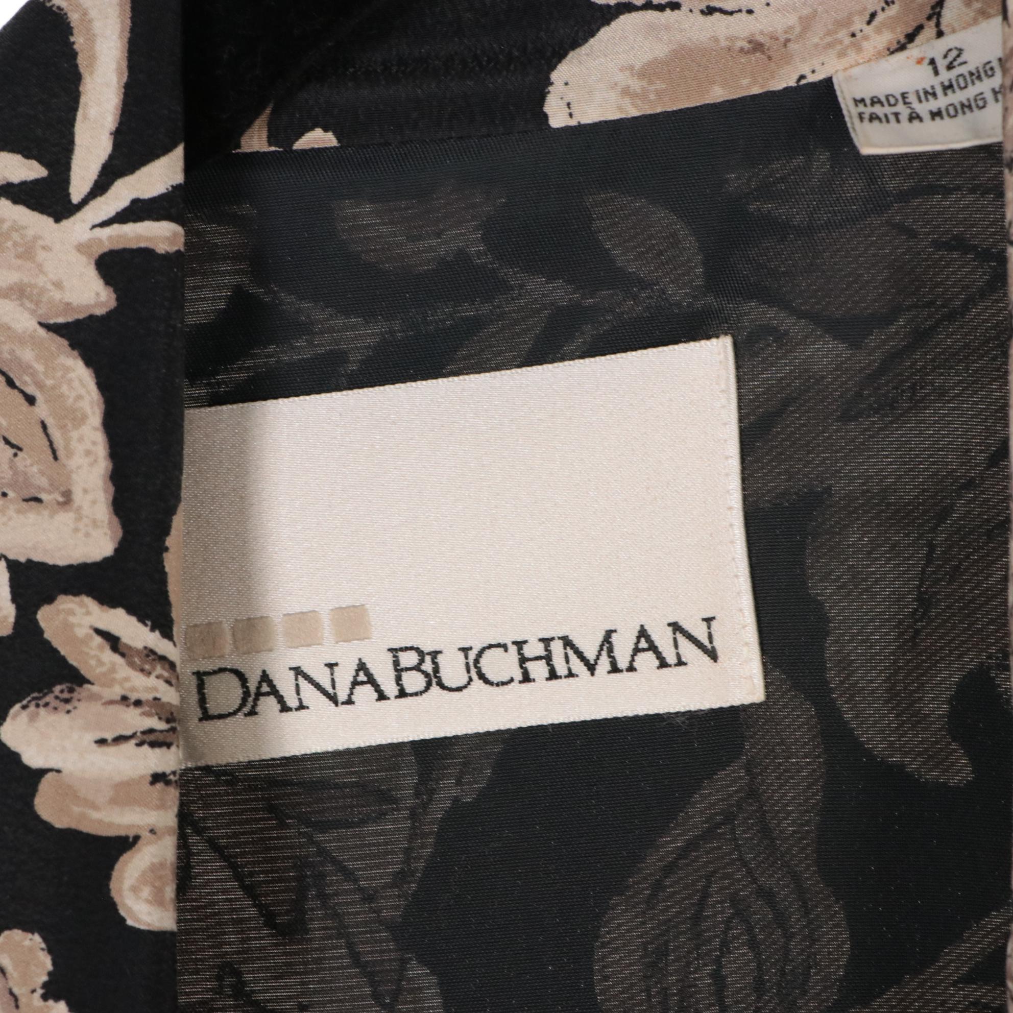 Dana Buchman Silk and Silk/Linen Blend Dresses with Pegasus Sleeveless Dress