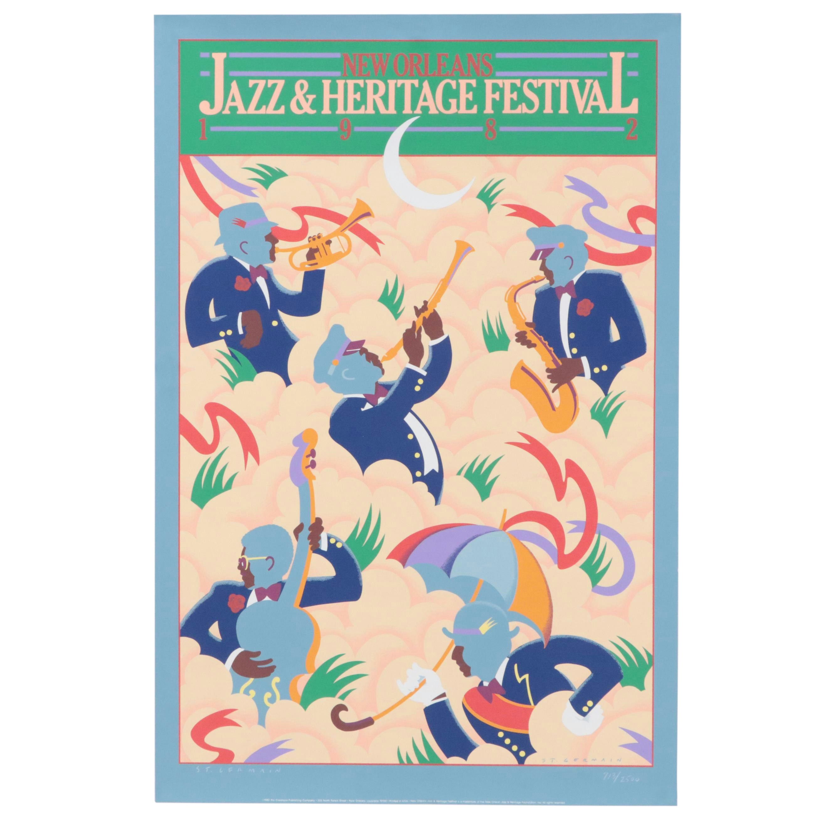 St. Germain Serigraph Poster and ProCreations Lithograph Poster