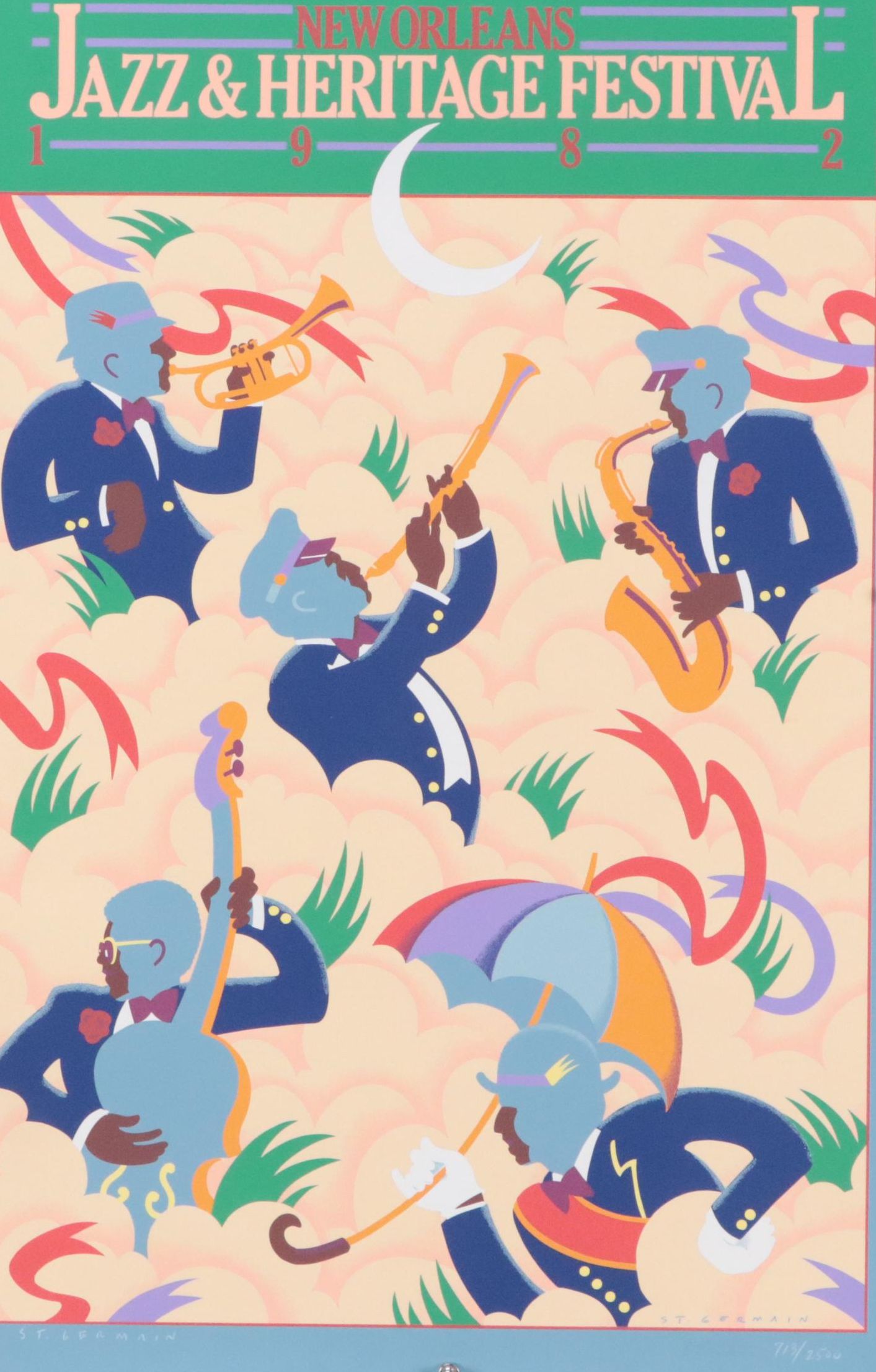 St. Germain Serigraph Poster and ProCreations Lithograph Poster