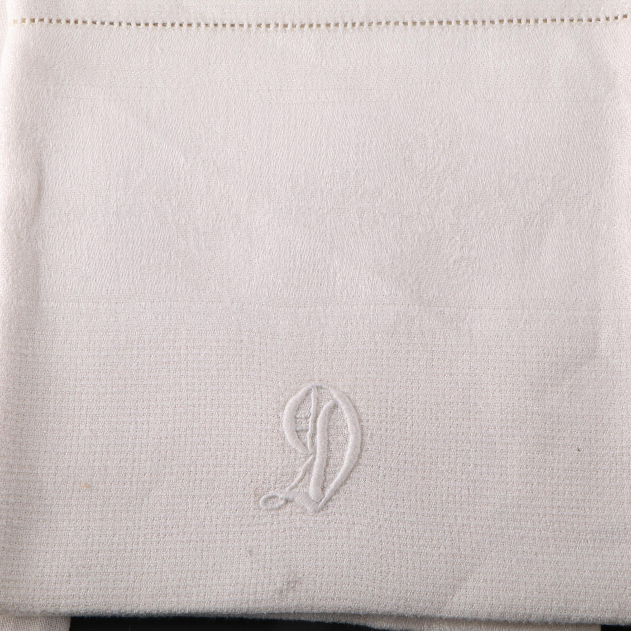 Embroidered with Lace and Other Table Linens, Early to Mid-20th Century