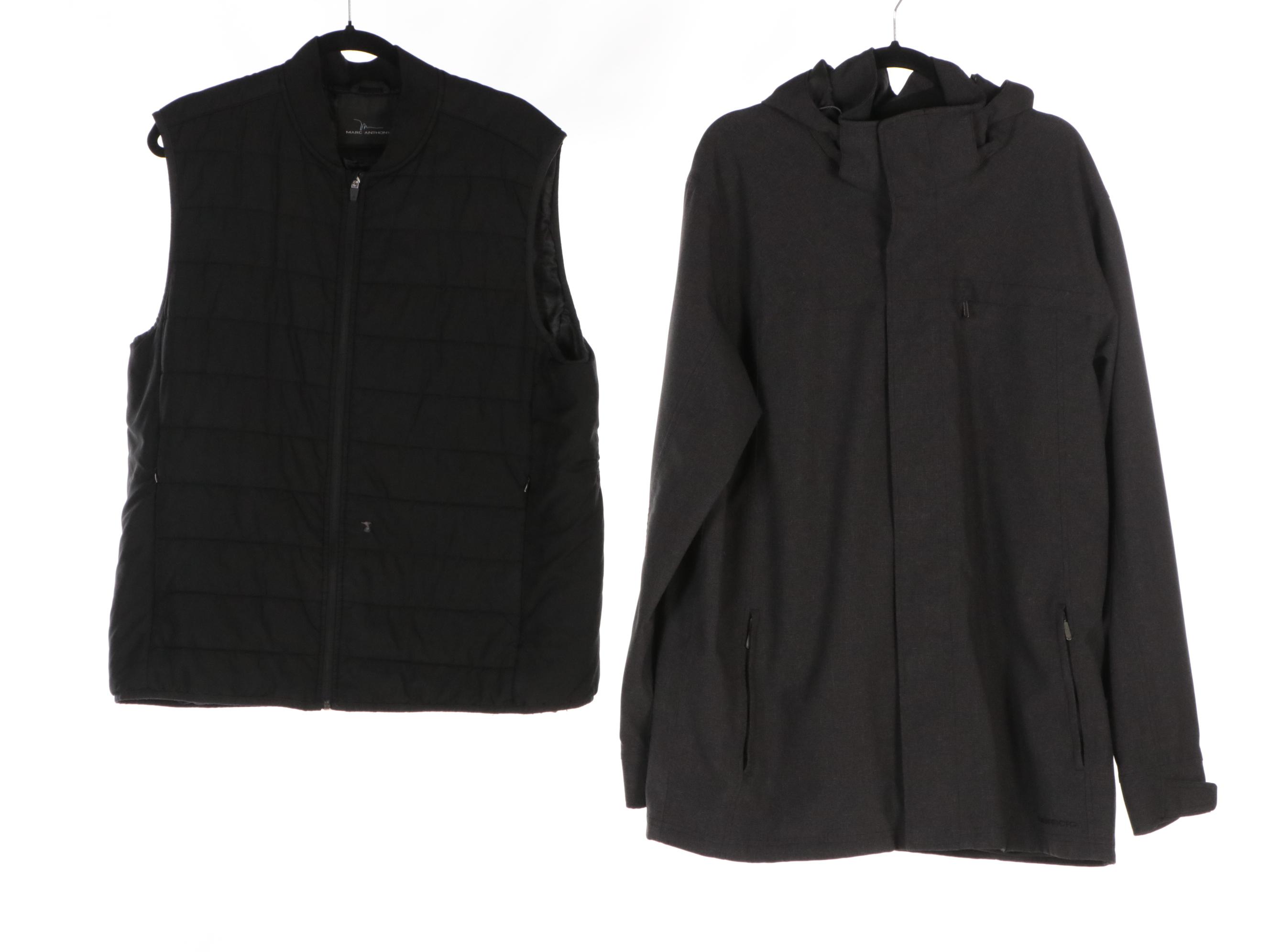 Men's Weatherproof Insulated Jacket, ExOfficio Rain Jacket, Marc Anthony Vest