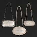 Richards & Knight	English Sterling Drambuie Tag with American Sterling Tags