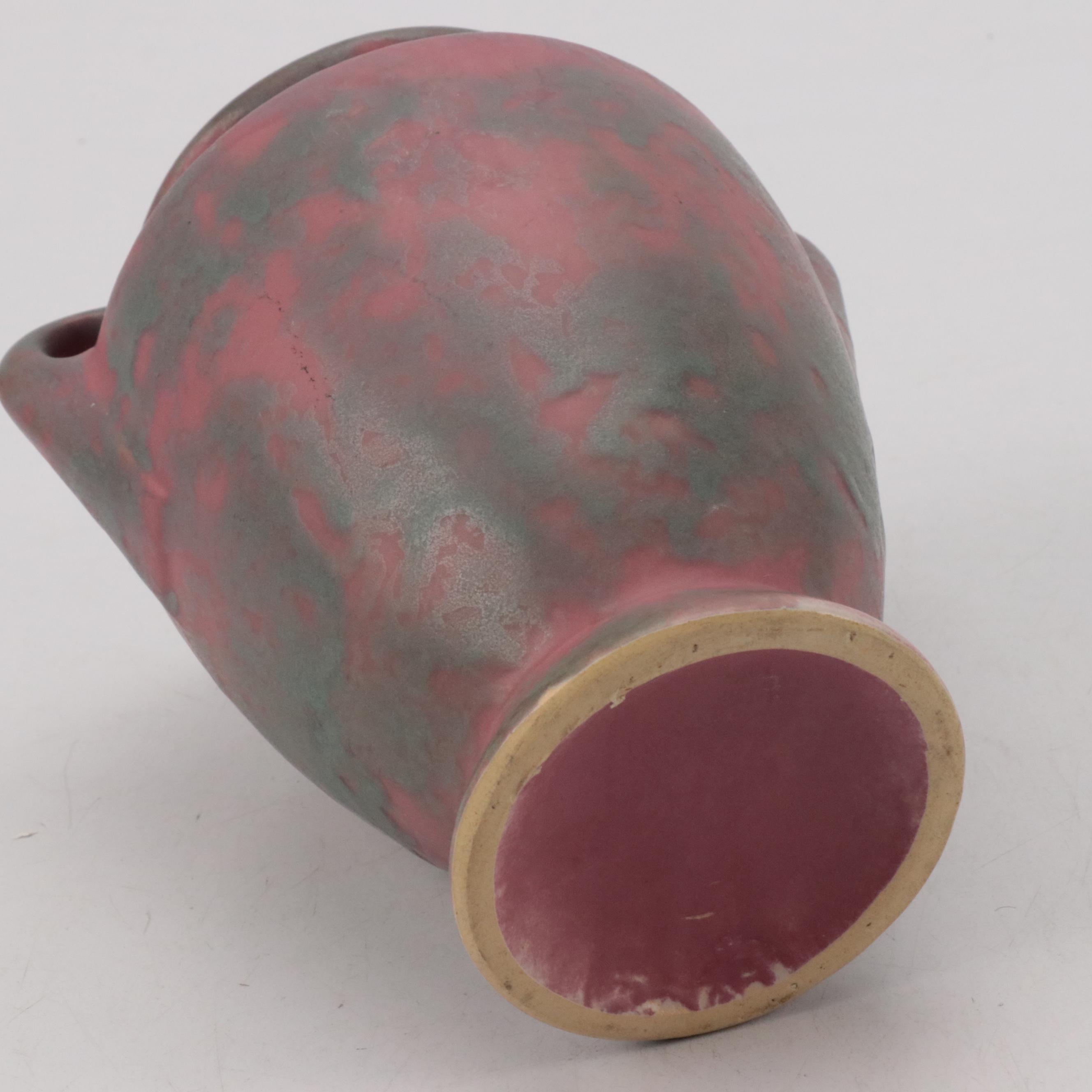 Burley Winter and Weller "Blue Drapery" Vases and Bowl, Early 20th Century